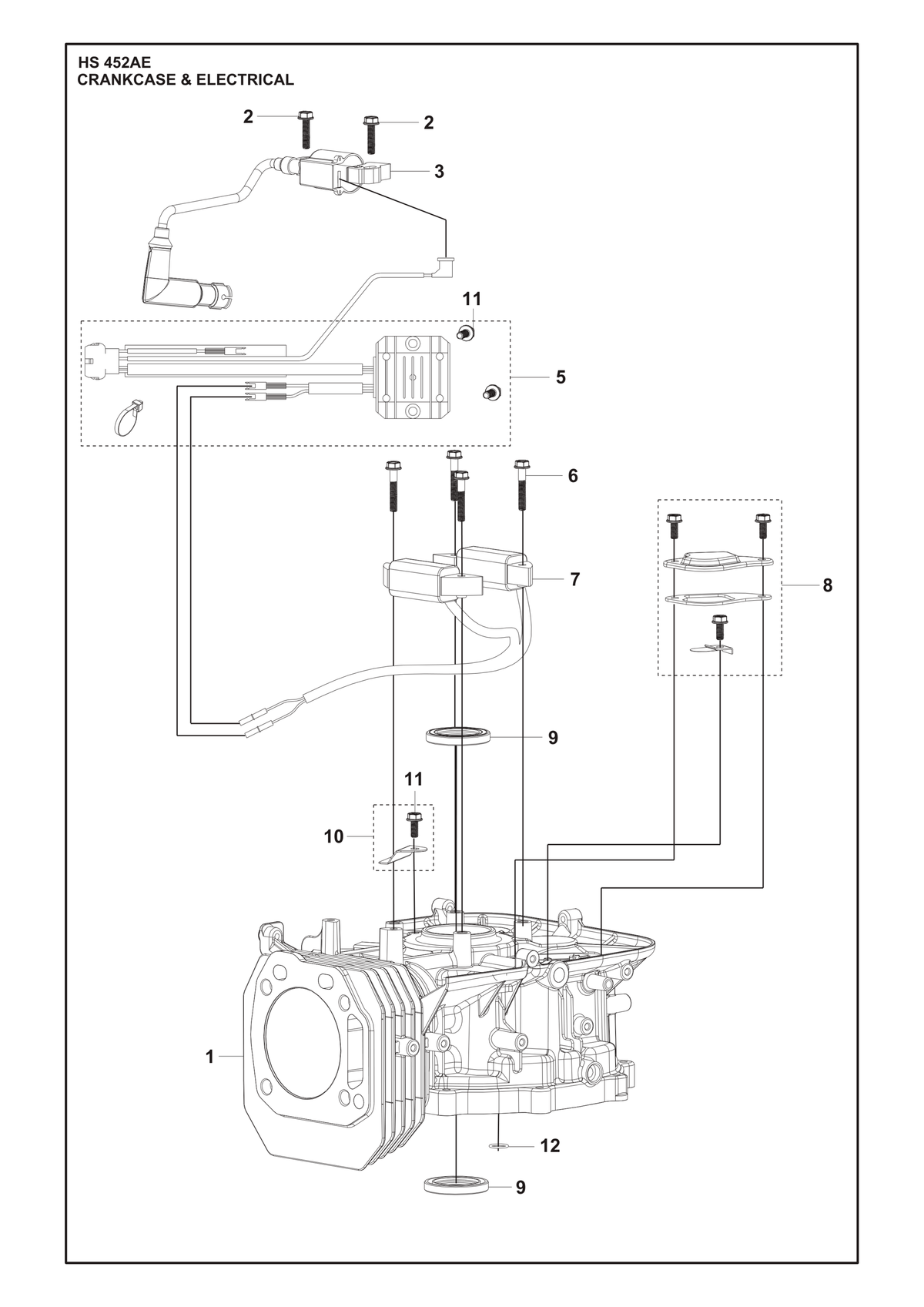 Husqvarna 599349073 onderdelentekening - positie 5