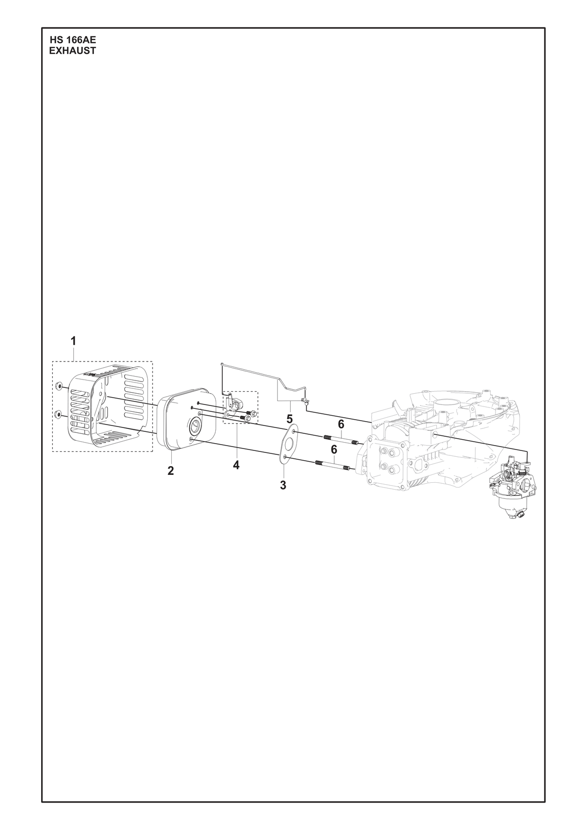 Husqvarna 598684561 onderdelentekening - positie 4