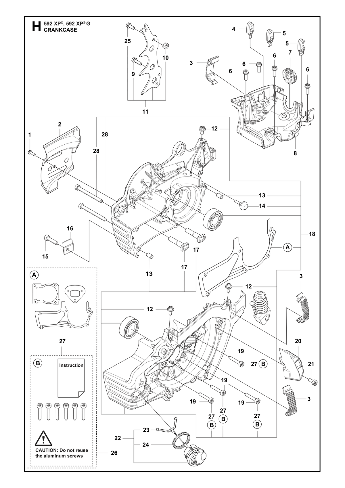 Husqvarna 595303005 onderdelentekening - positie 3