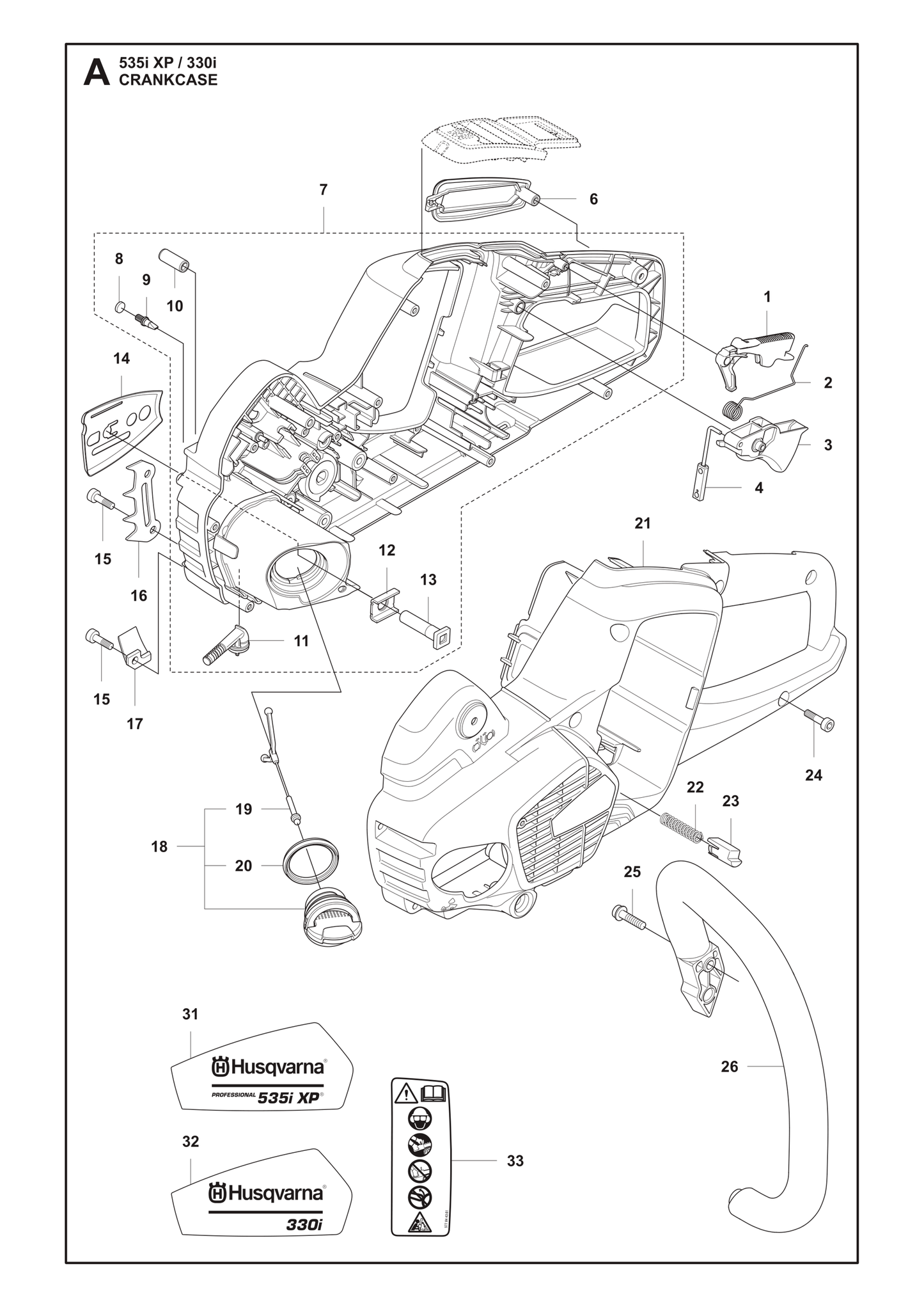 Husqvarna 503875401 onderdelentekening - positie 13