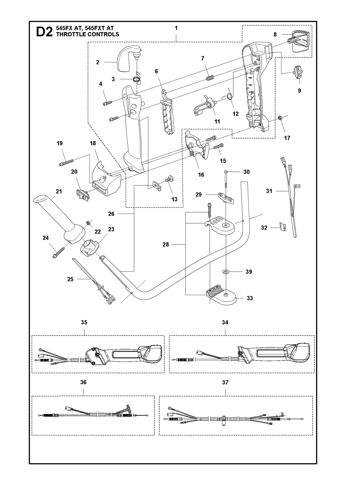 Husqvarna 503718202 onderdelentekening - positie 20