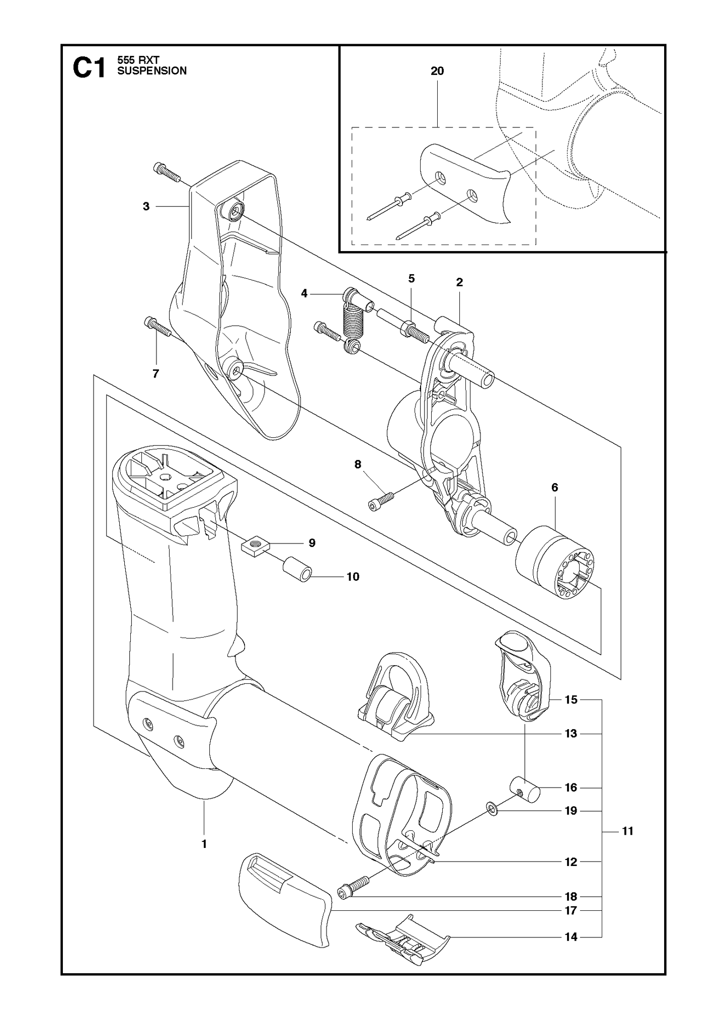 Husqvarna 506068801 onderdelentekening - positie 4