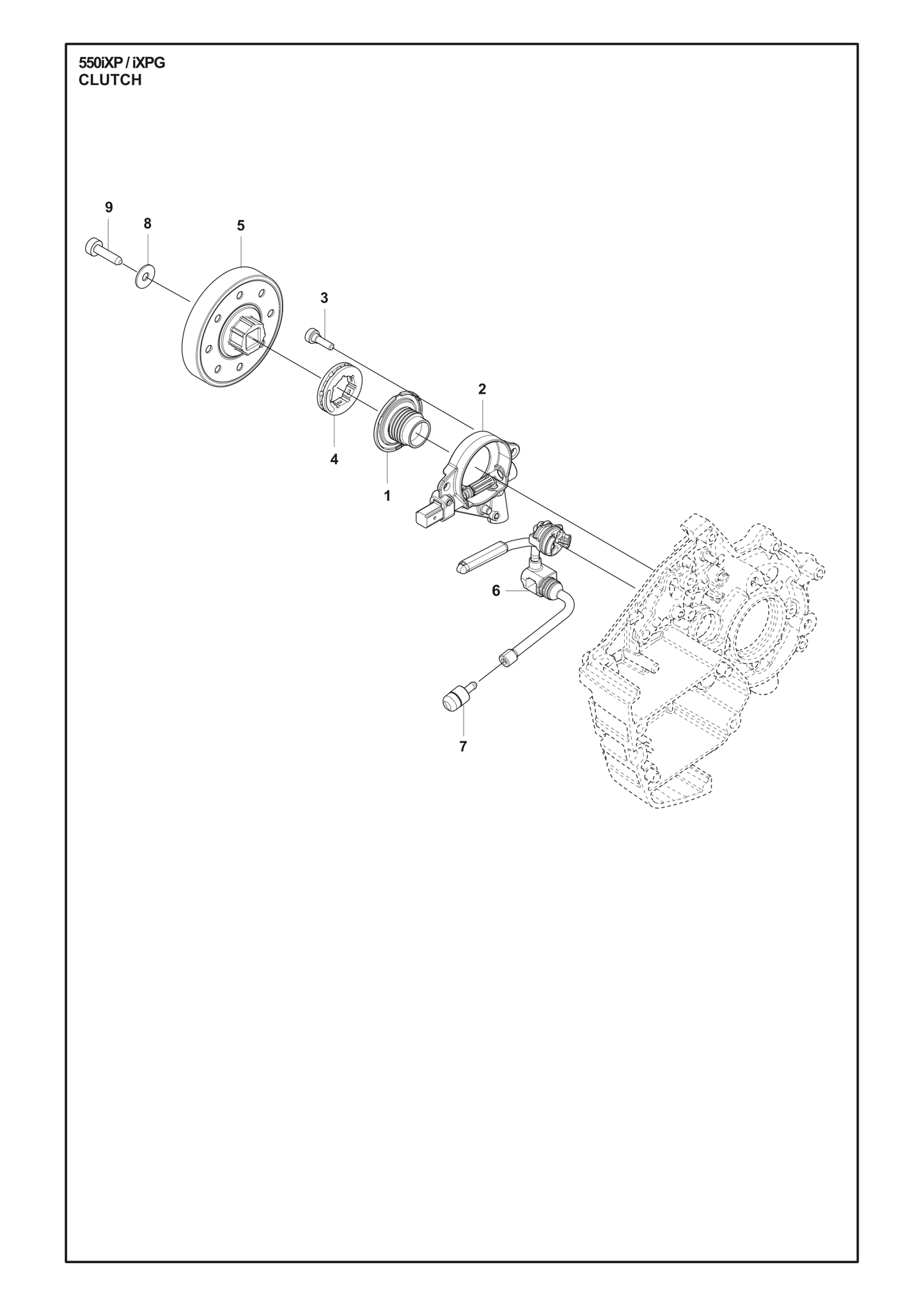 Husqvarna 503215320 onderdelentekening - positie 9