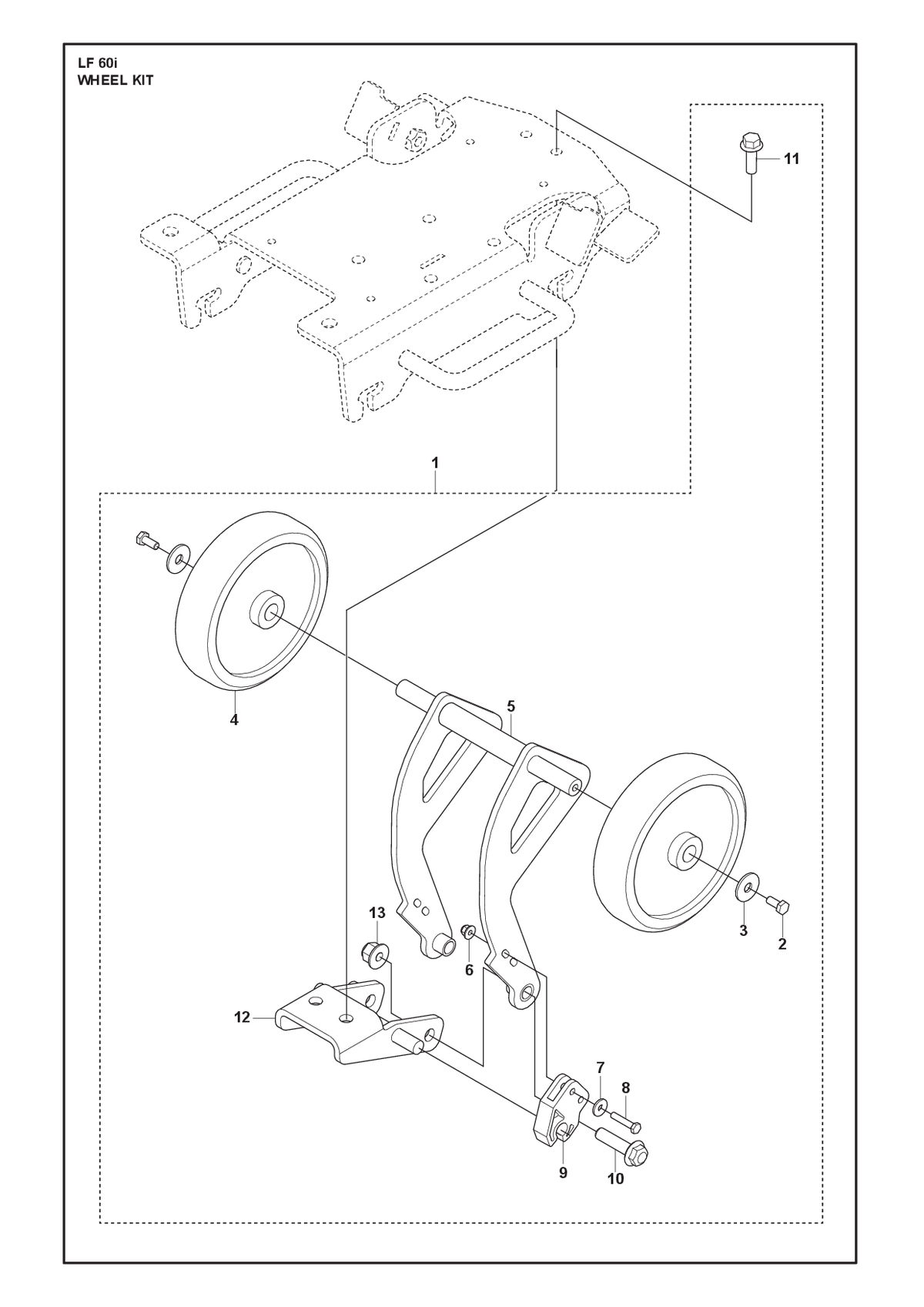 Husqvarna 594455501 onderdelentekening - positie 4
