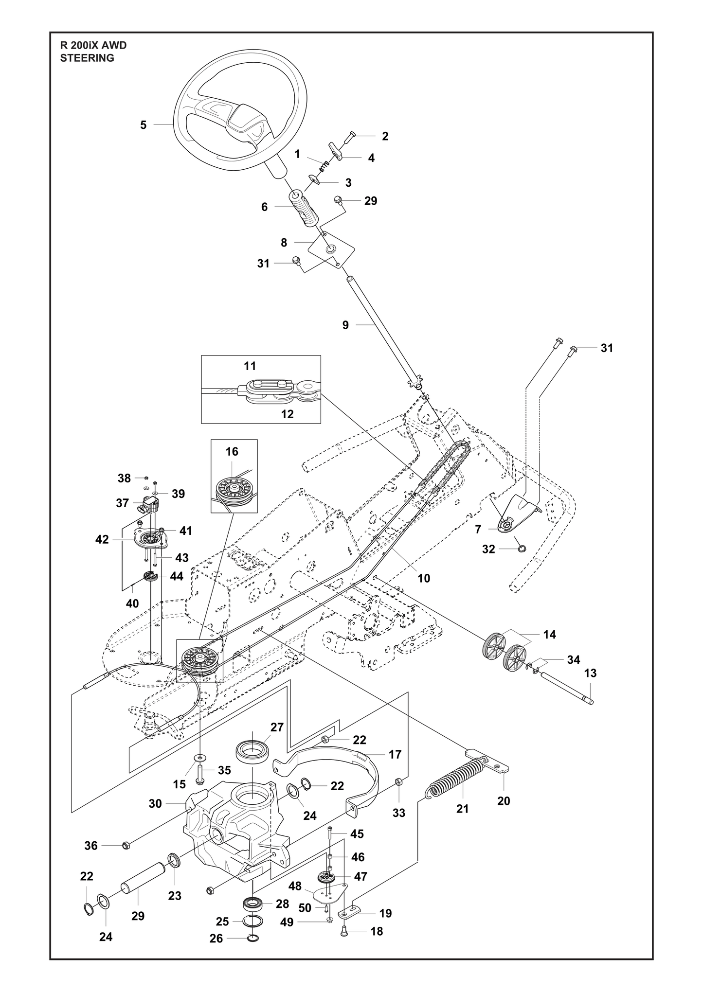 Husqvarna 506671901 onderdelentekening - positie 21