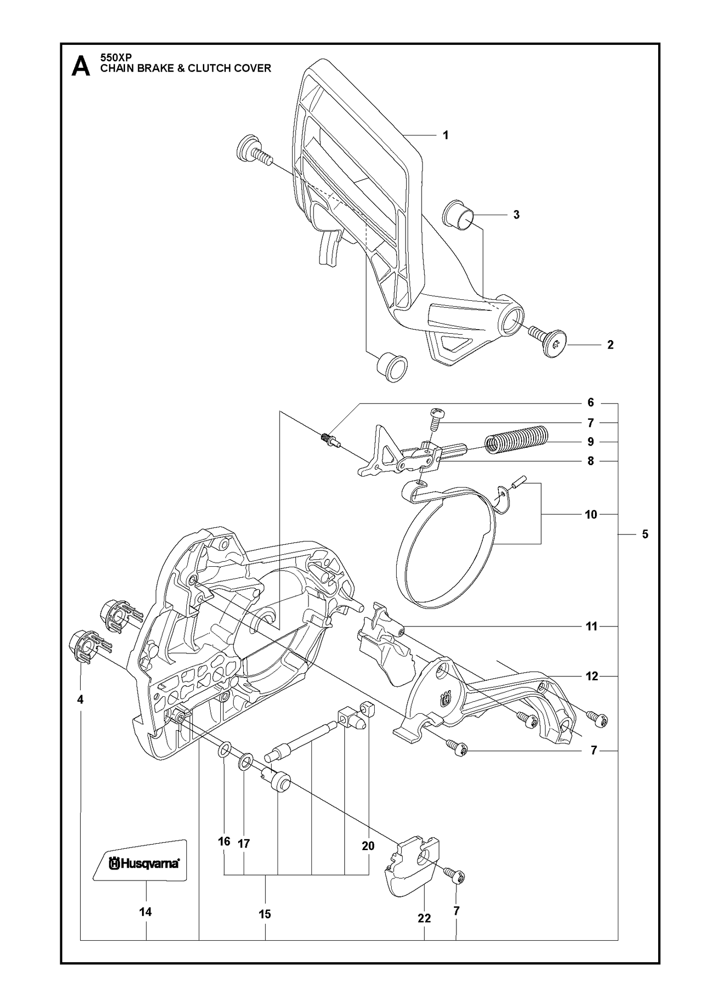 Husqvarna 505199005 onderdelentekening - positie 5