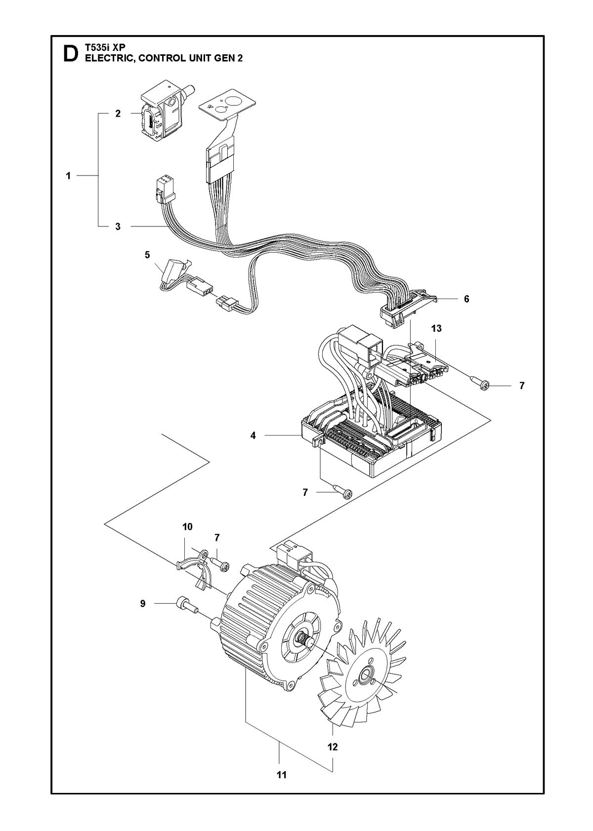 Husqvarna 577585201 onderdelentekening - positie 10