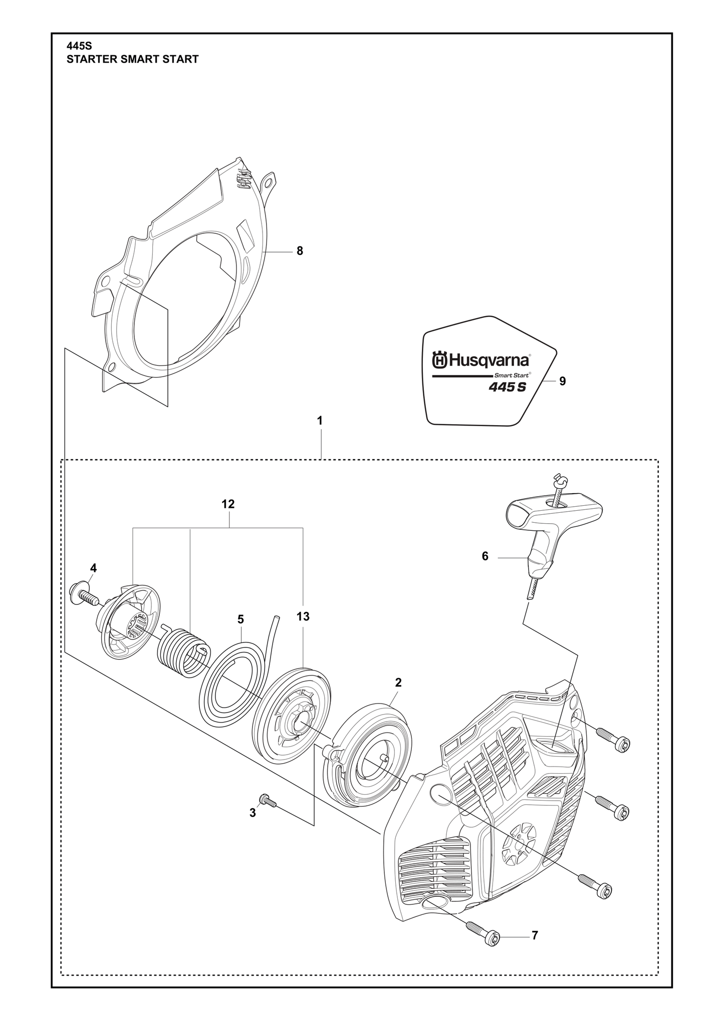 Husqvarna 503858902 onderdelentekening - positie 5