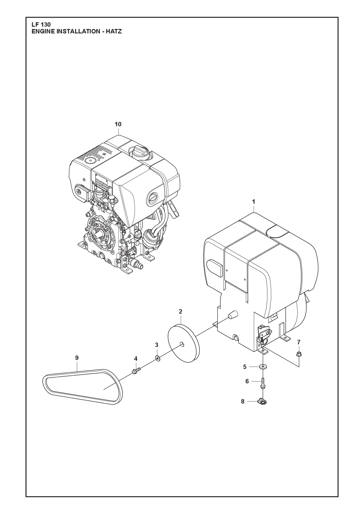 Husqvarna 594480001 onderdelentekening - positie 2