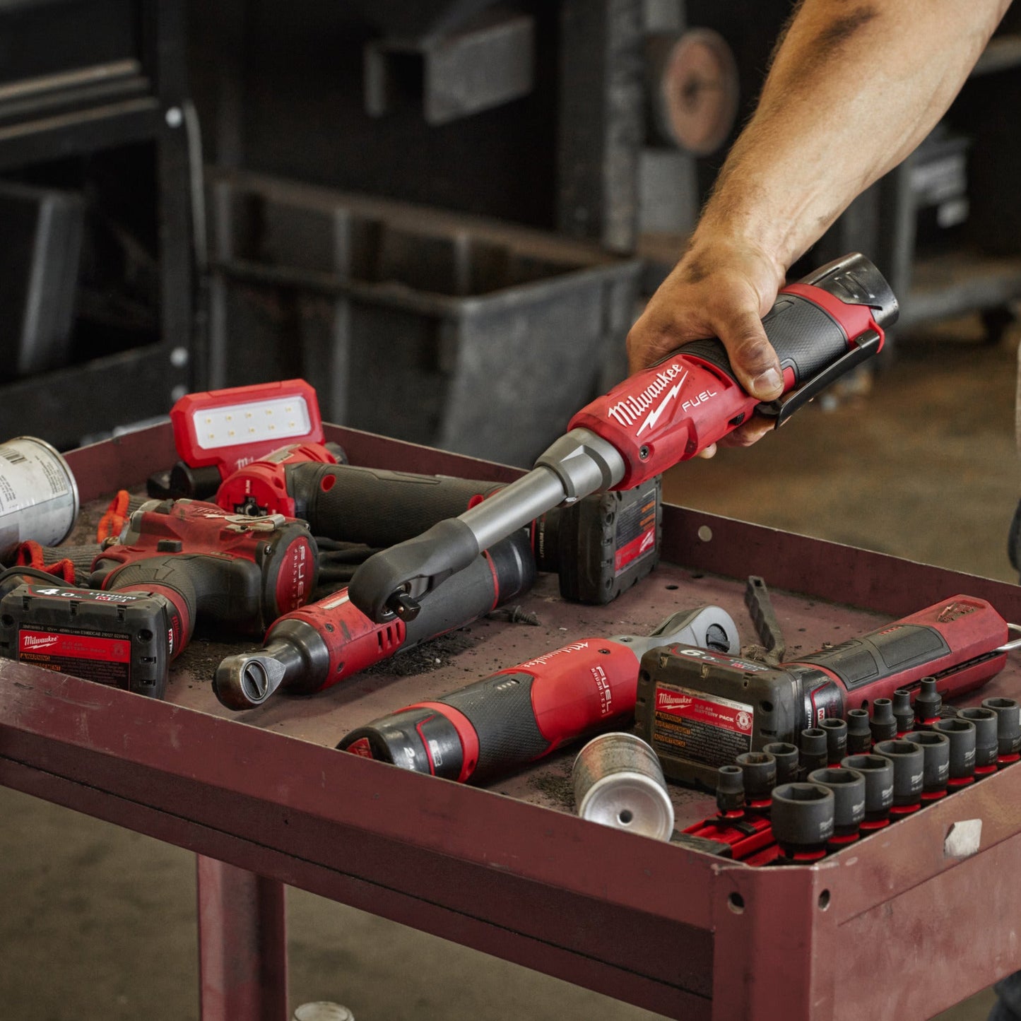 Milwaukee M12 FUEL ¼″ verlengde high speed ratelsleutelkeizers_nu_7