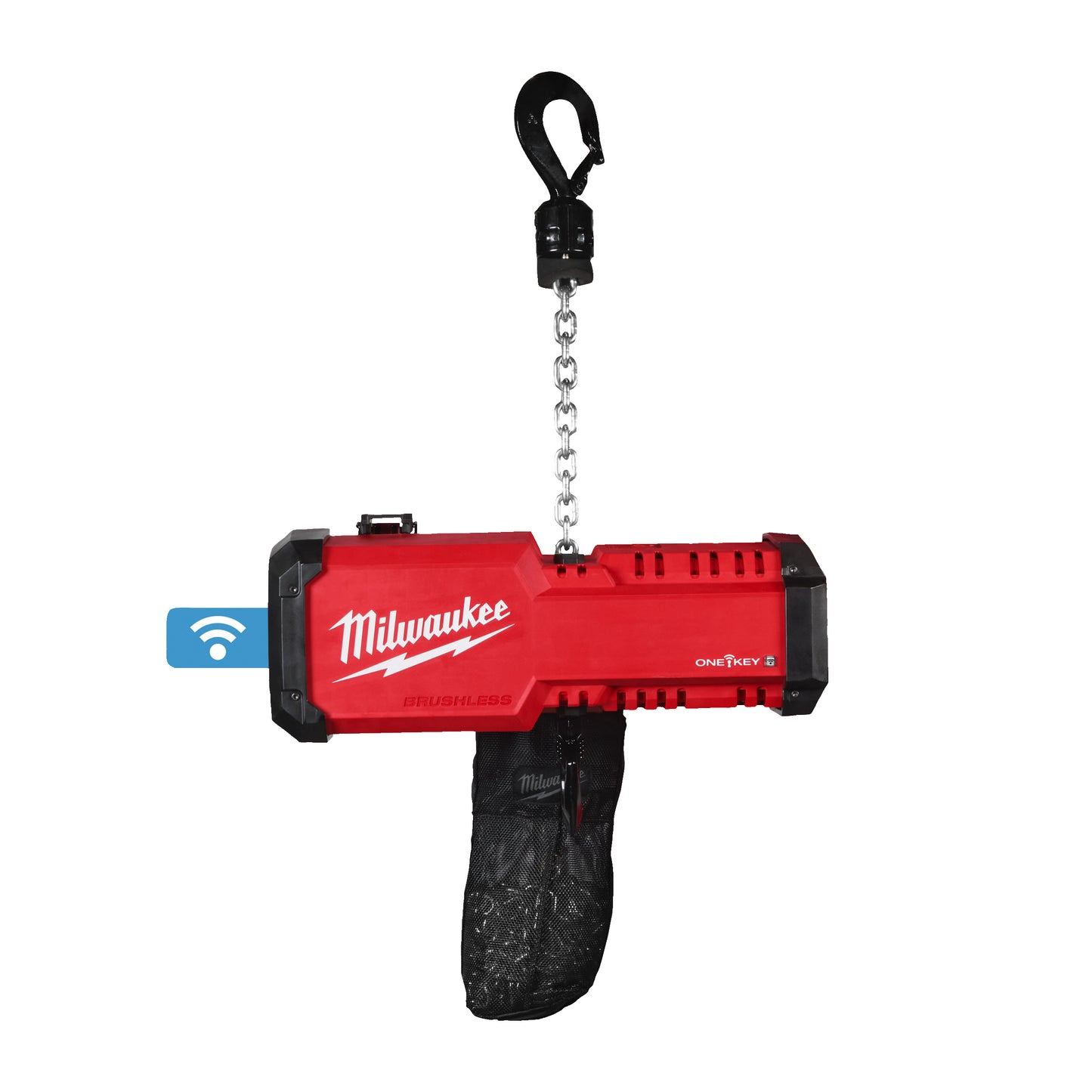 Milwaukee M18Koolborstelloos1 ton ketting takel met ONE-KEYkeizers_nu