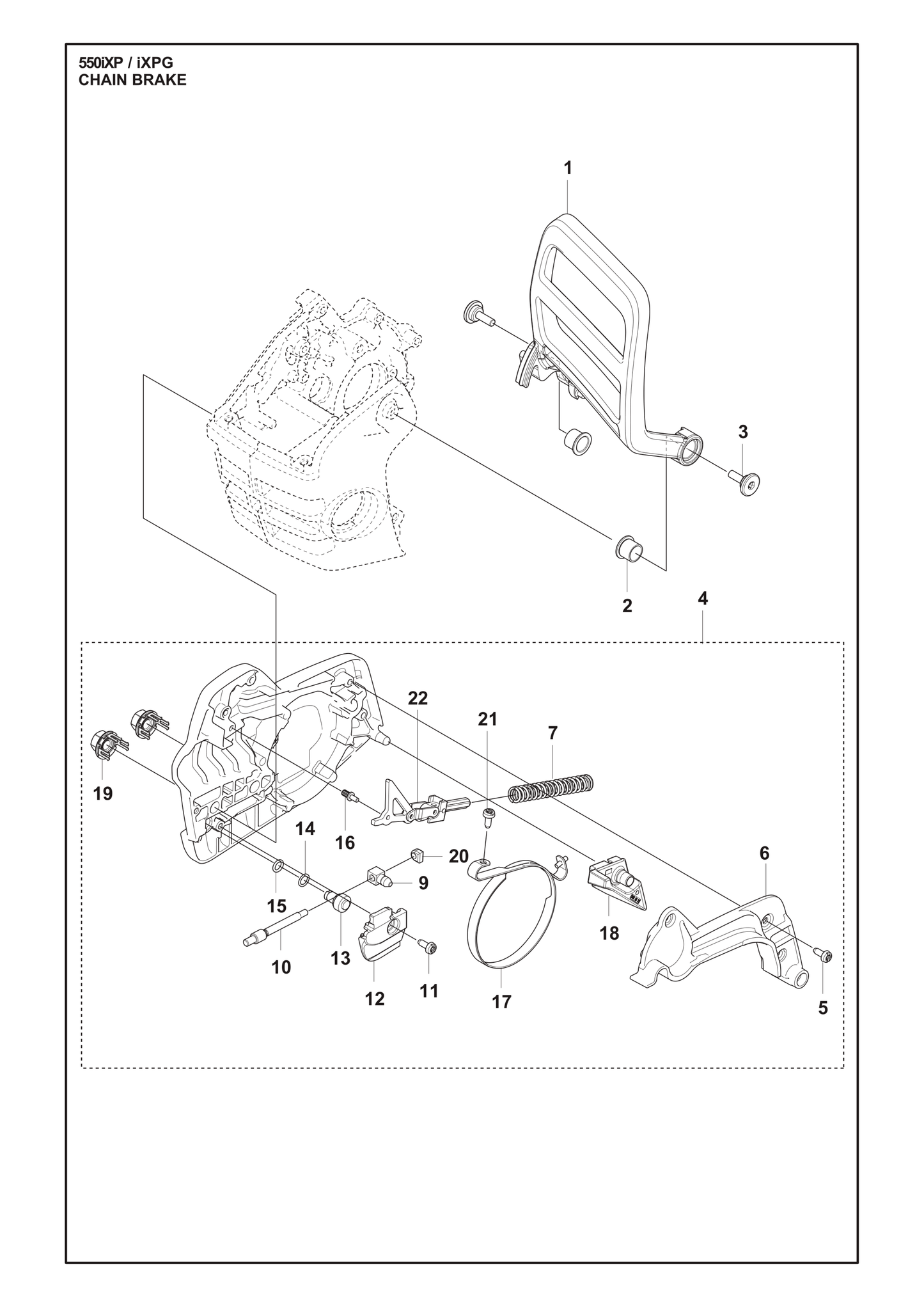Husqvarna 505199801 onderdelentekening - positie 12