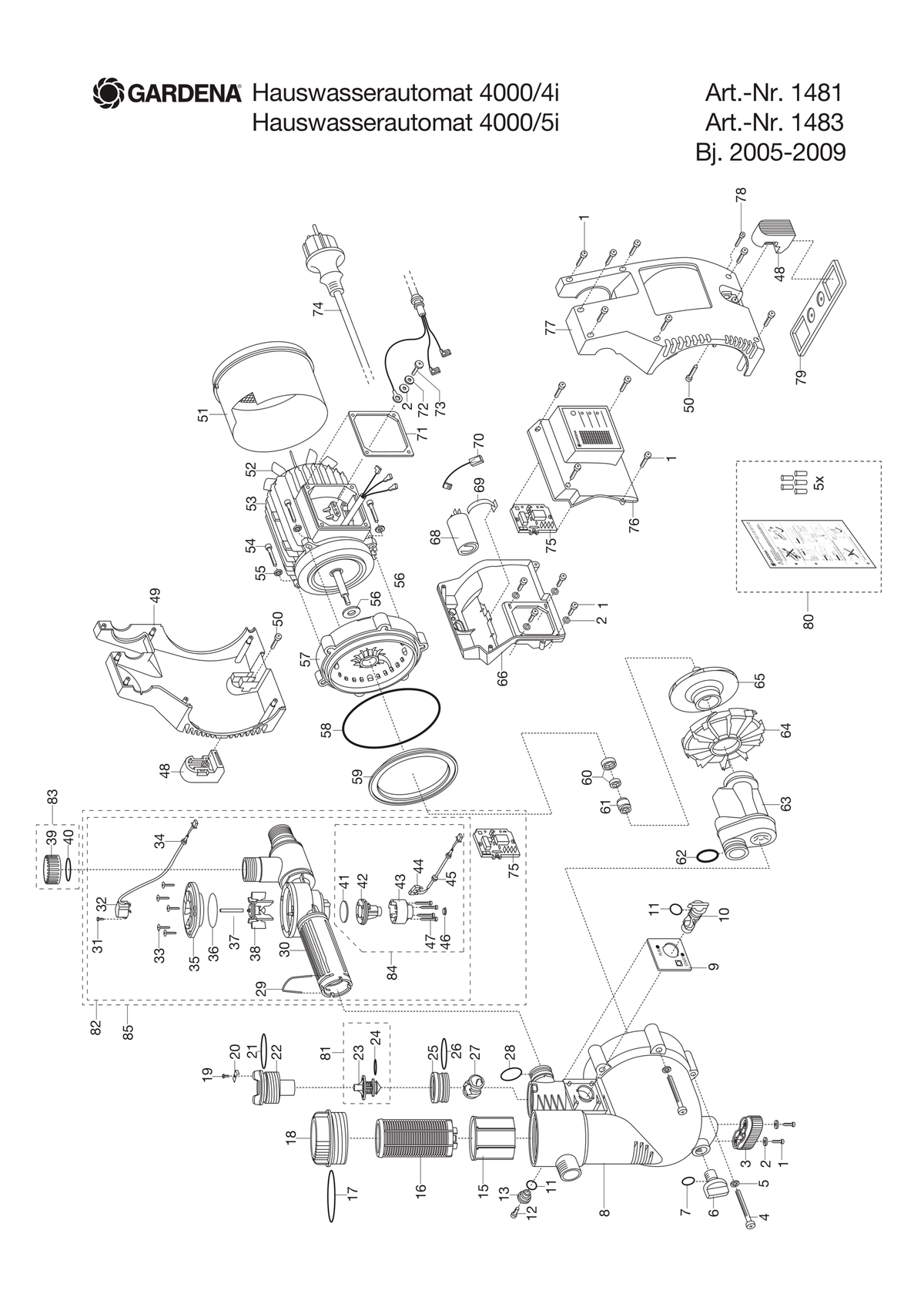 Husqvarna 520380601 onderdelentekening - positie 41