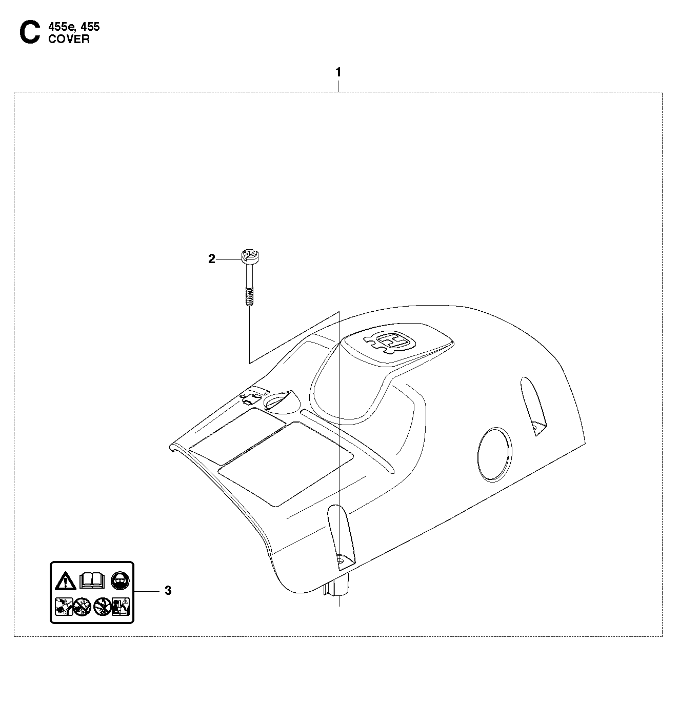 Husqvarna 503987401 onderdelentekening - positie 3