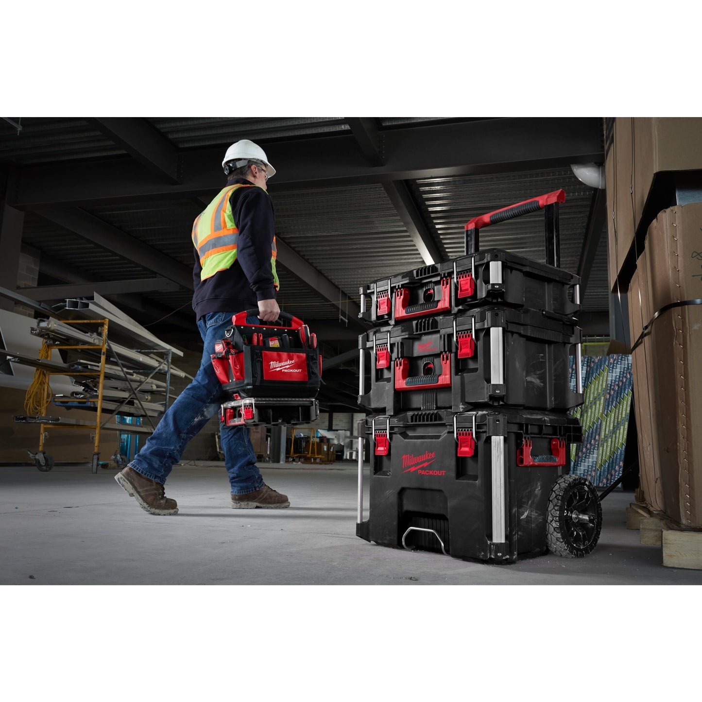 Milwaukee 3-delig Set modulaire PACKOUT™-systeem1