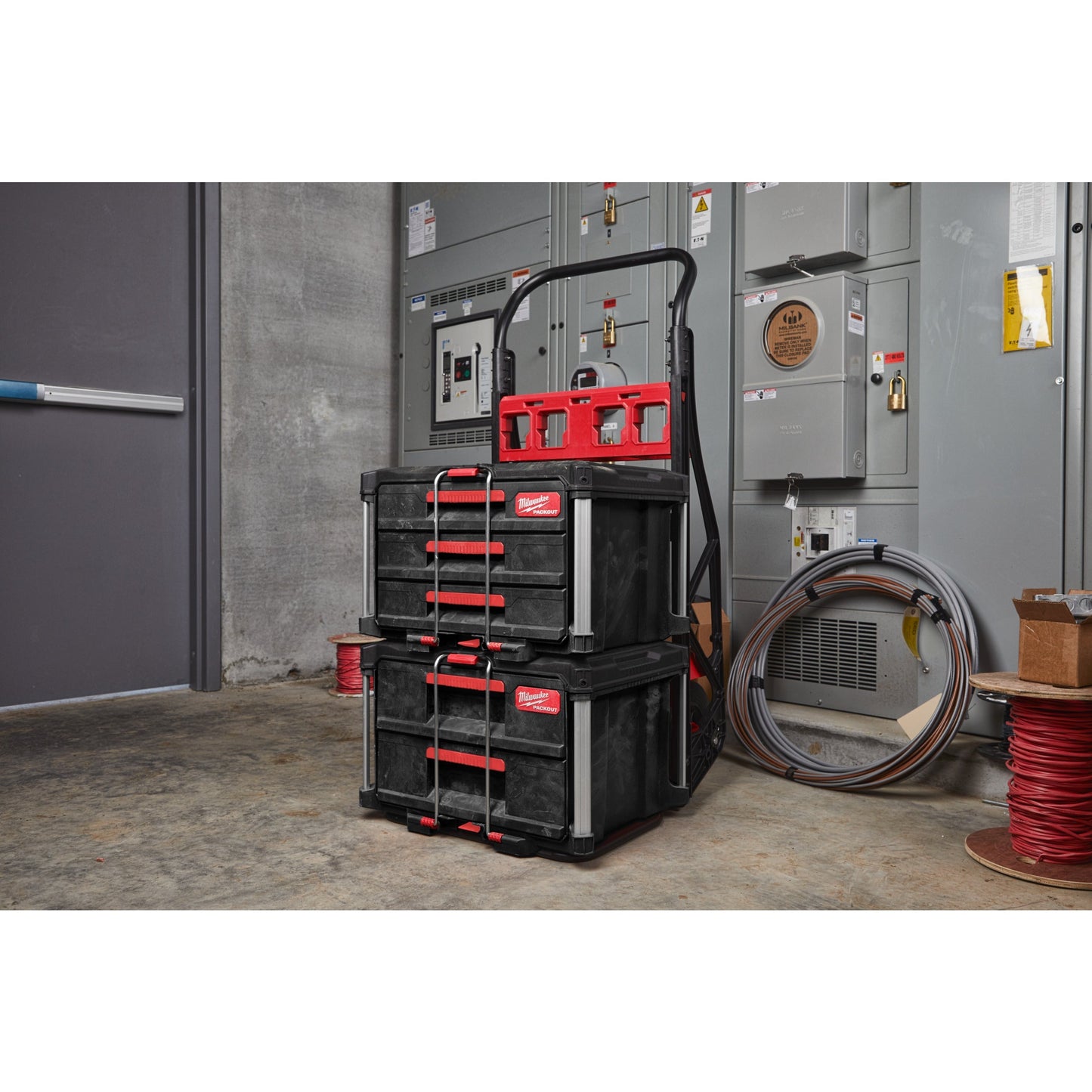 Milwaukee PACKOUT™ gereedschapskoffer met drie laden3