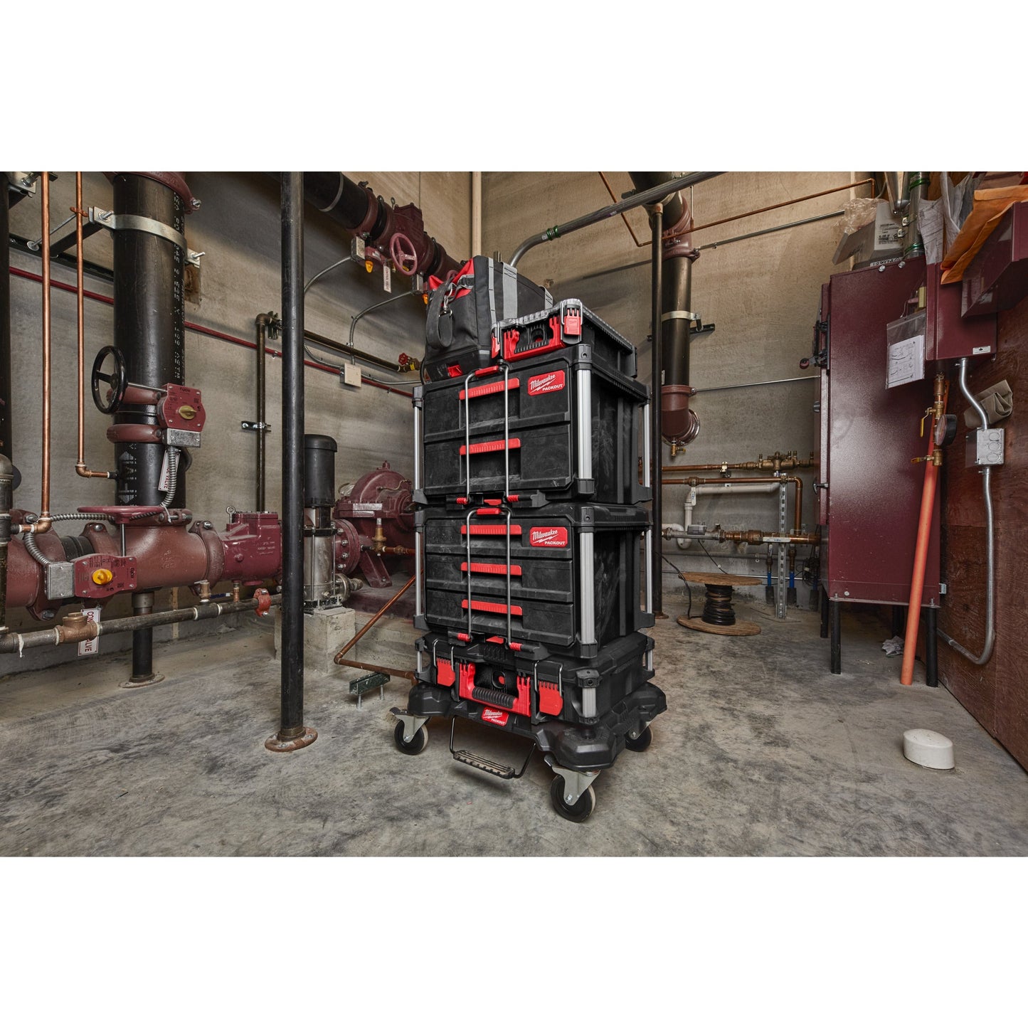 Milwaukee PACKOUT™ gereedschapskoffer met twee laden4