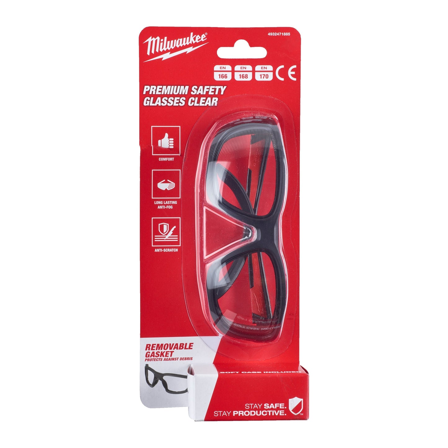 Milwaukee Premium veiligheidsbril helder1