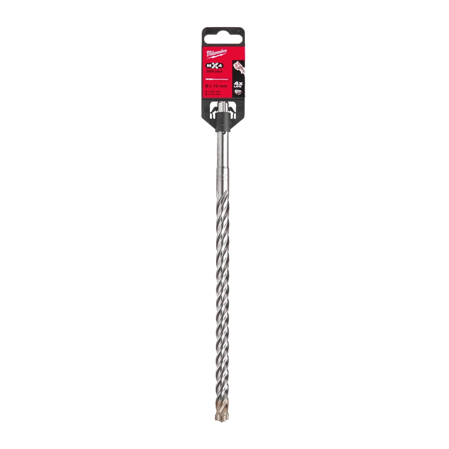 Milwaukee SDS-Plus MX4 Hamerboor 12 x 260 mm