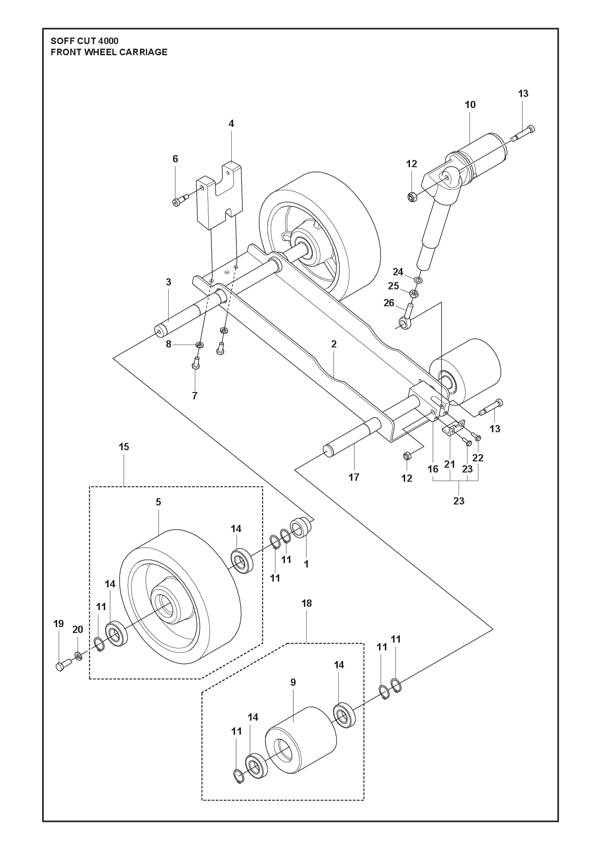 Husqvarna 505864401 onderdelentekening - positie 18