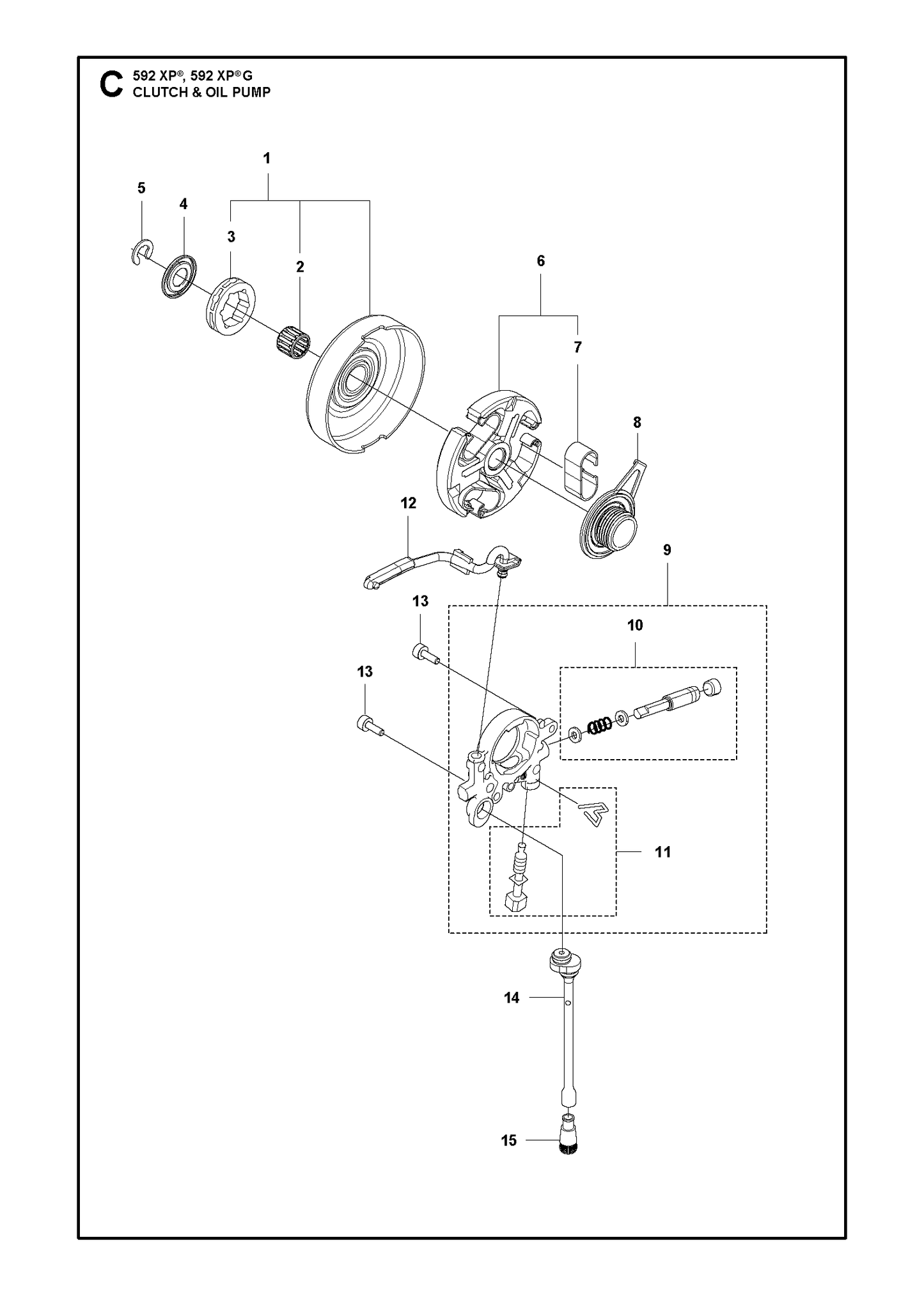 Husqvarna 501597902 onderdelentekening - positie 3