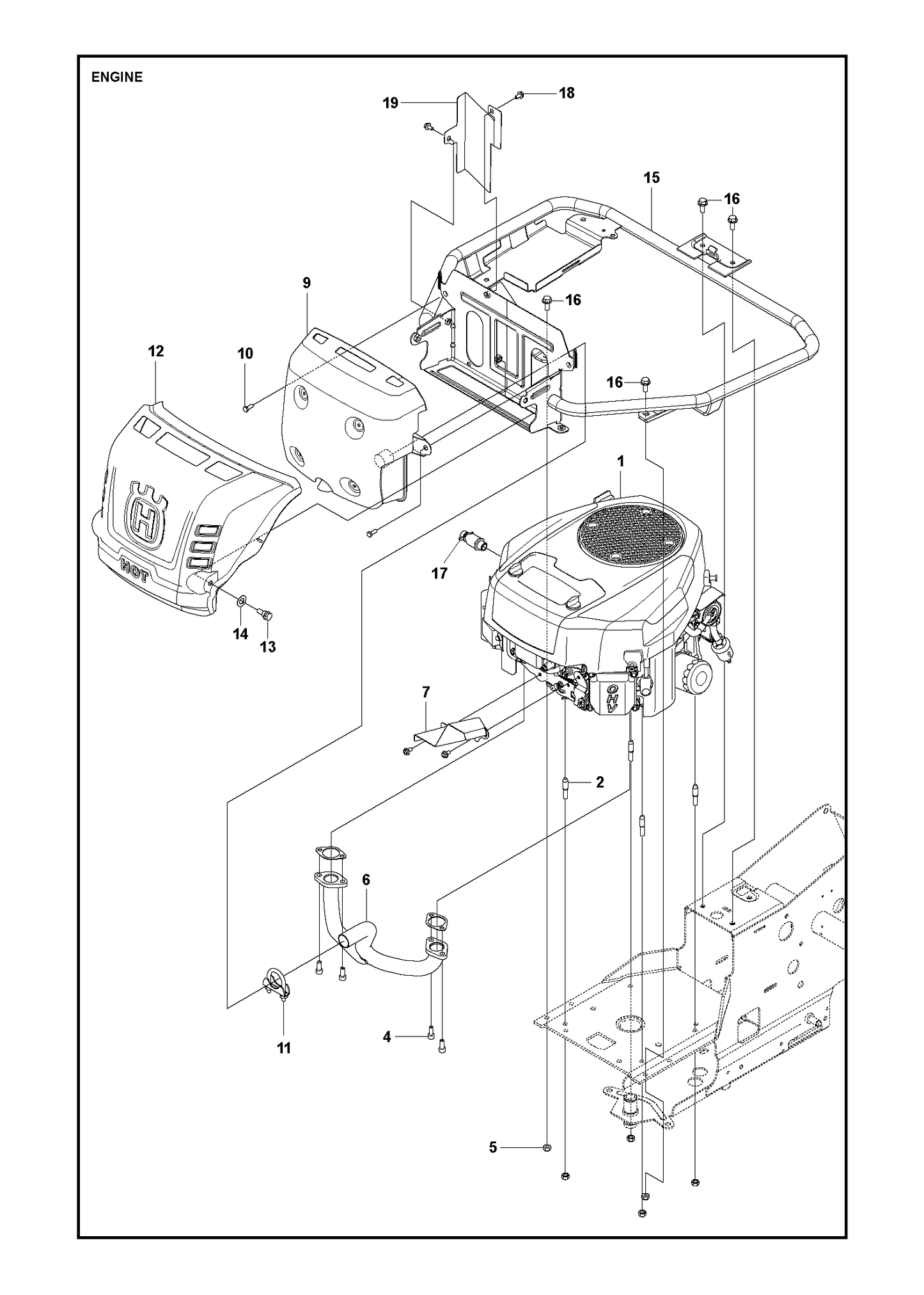 Husqvarna 506556301 onderdelentekening - positie 4