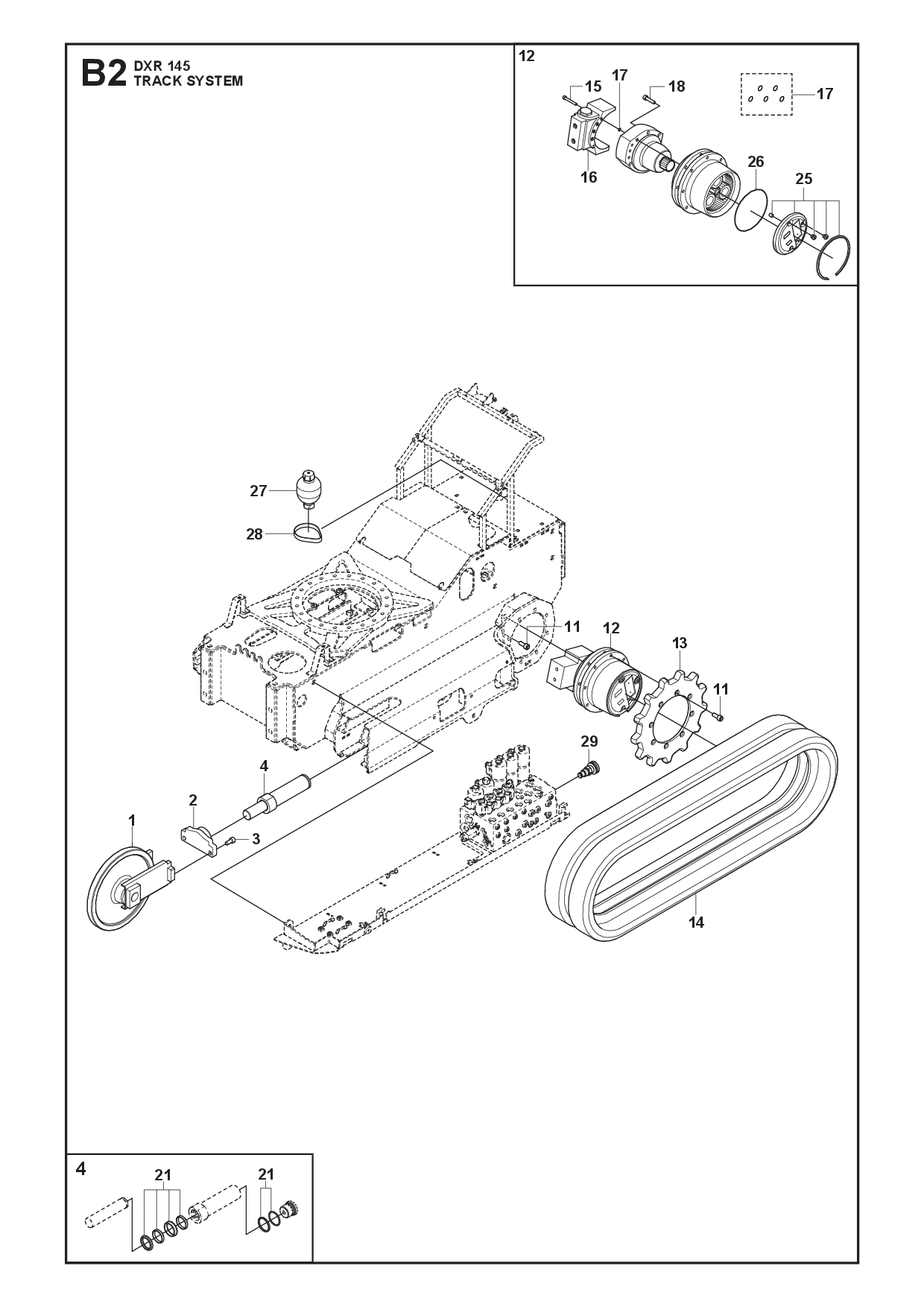 Husqvarna 505267401 onderdelentekening - positie 4