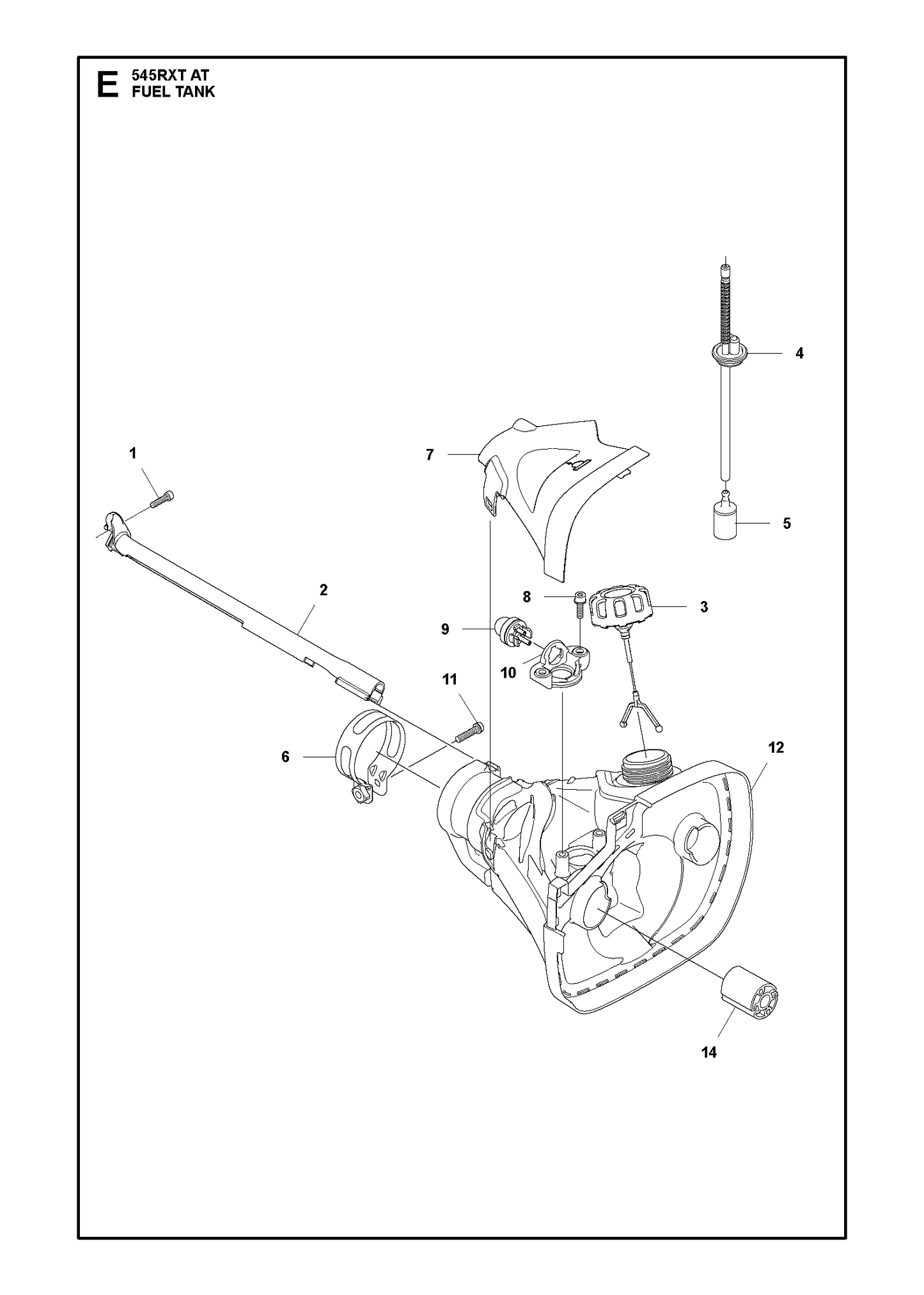 Husqvarna 504113201 onderdelentekening - positie 3