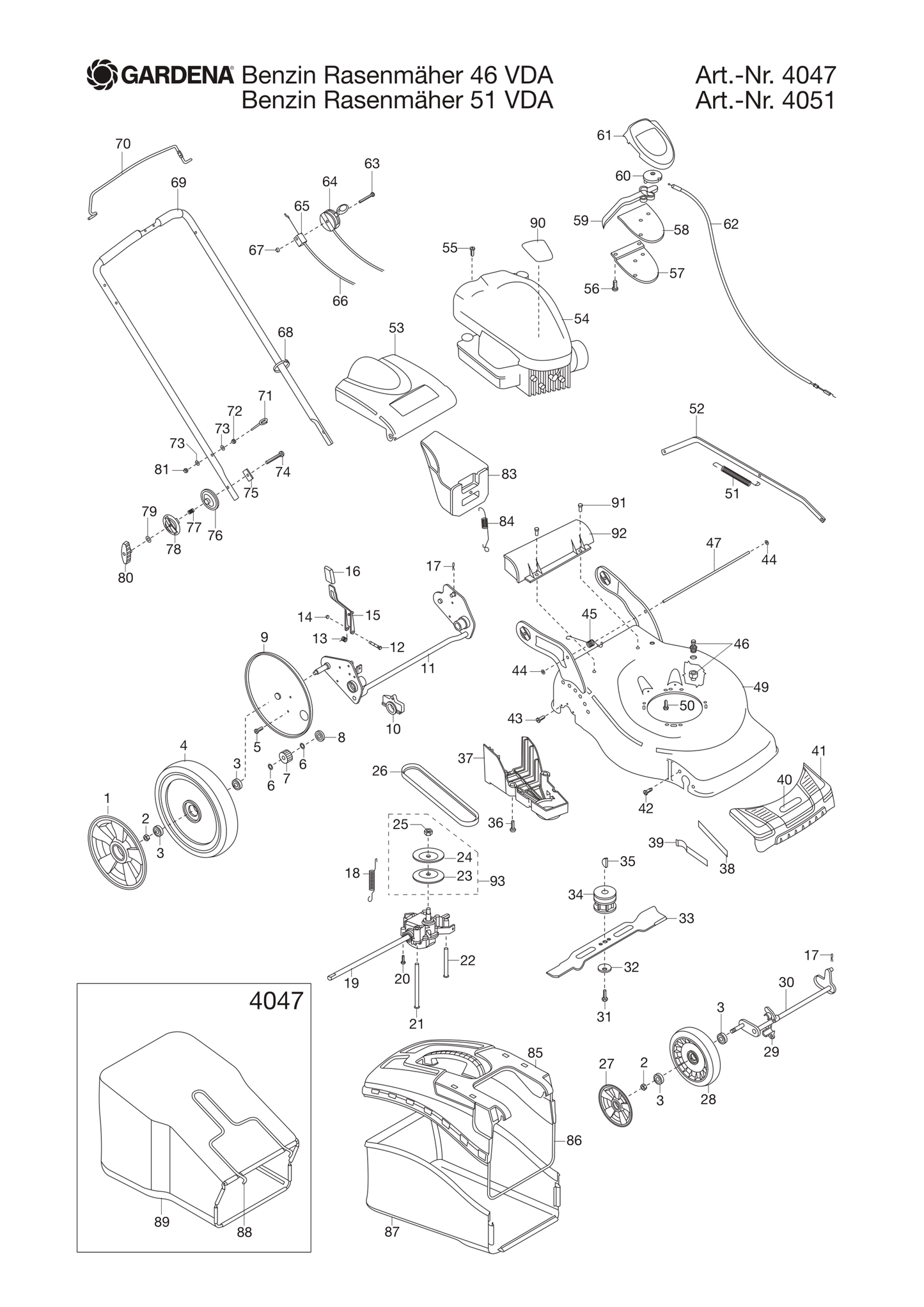 Husqvarna 504103101 onderdelentekening - positie 21
