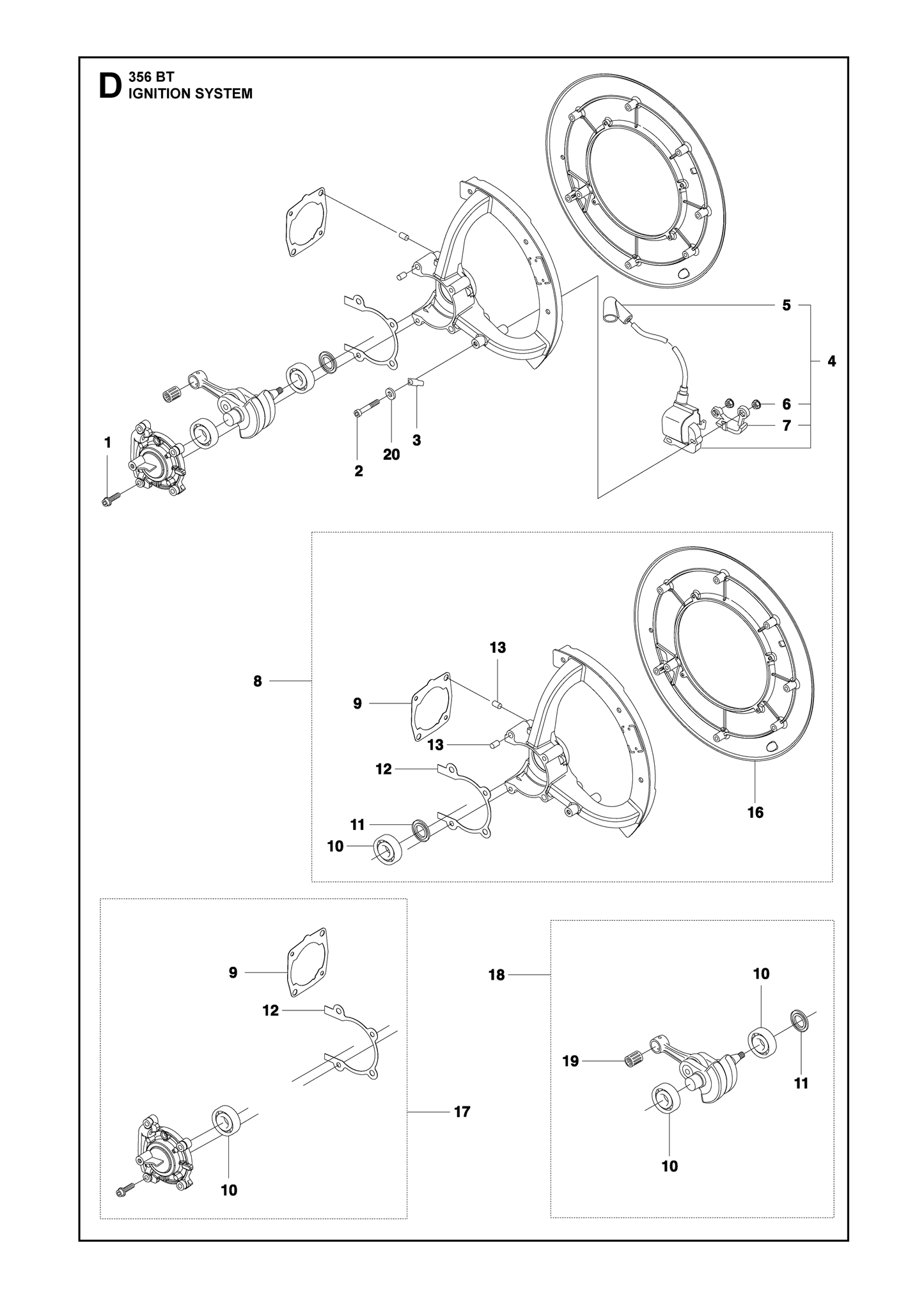 Husqvarna 503202550 onderdelentekening - positie 2