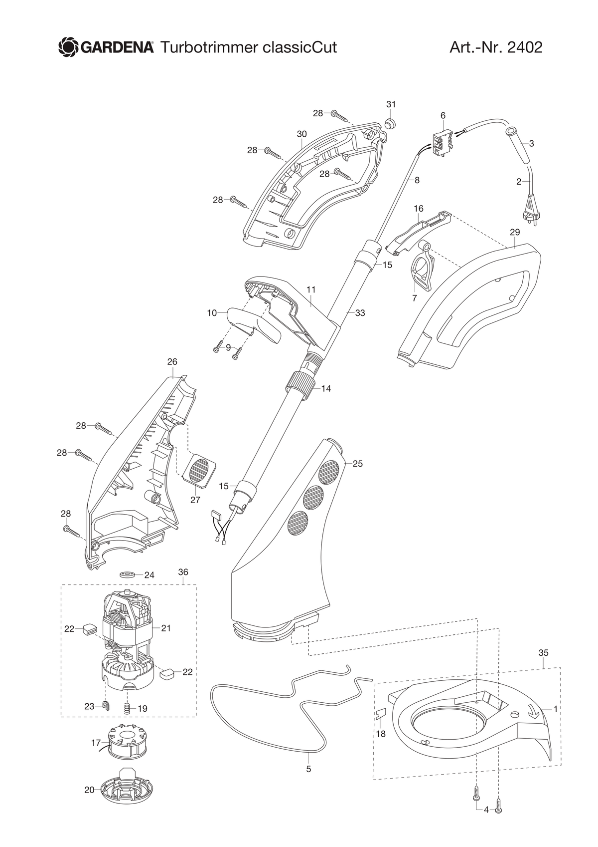 Husqvarna 520437601 onderdelentekening - positie 17