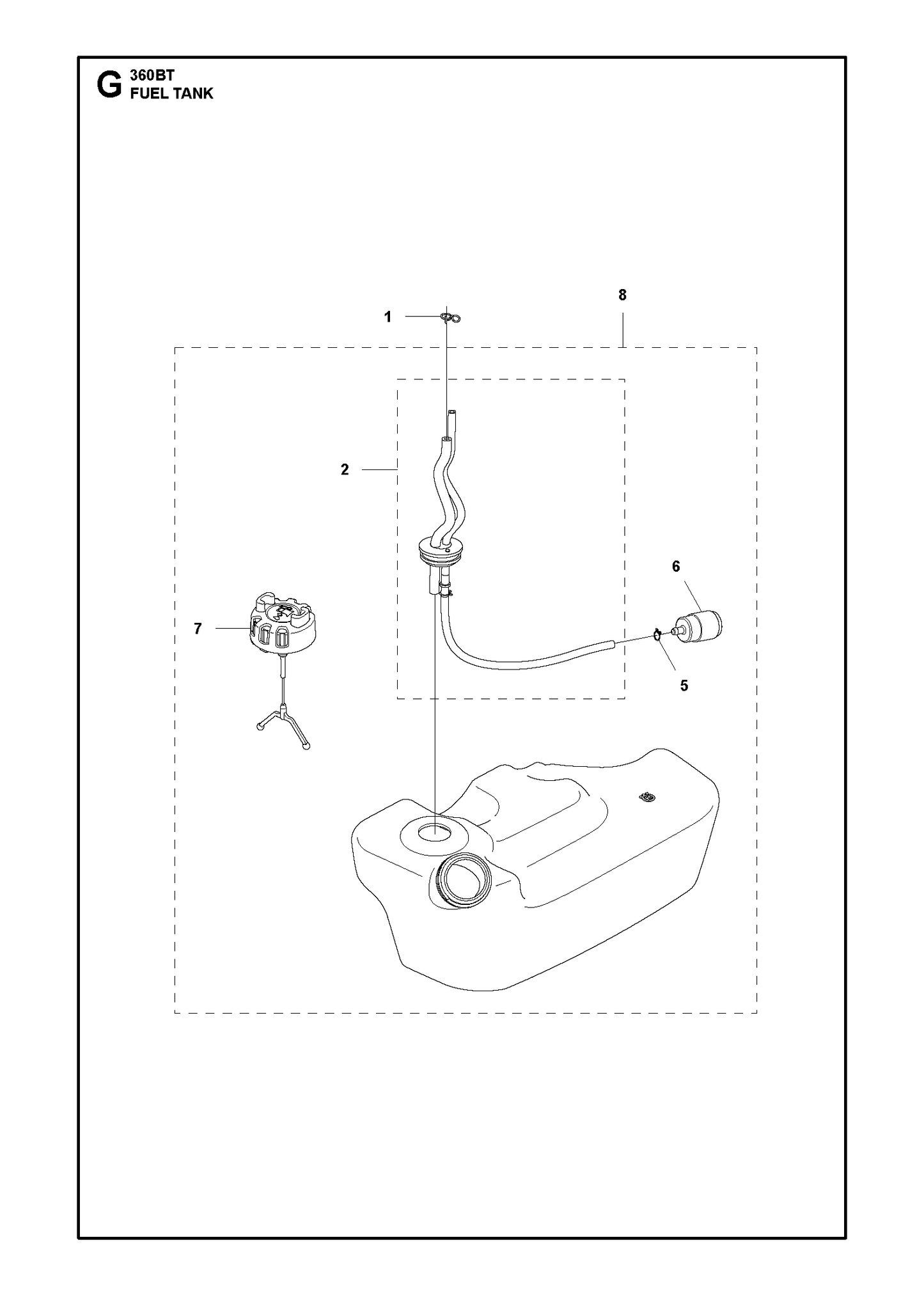 Husqvarna 506742601 onderdelentekening - positie 6