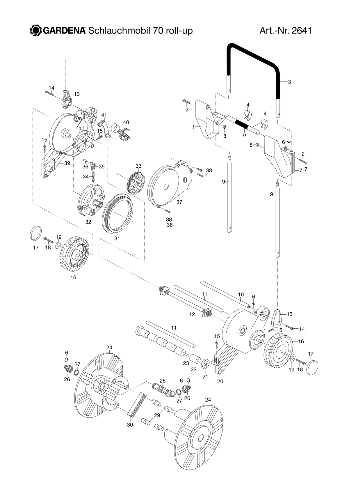 Husqvarna 520295001 onderdelentekening - positie 5
