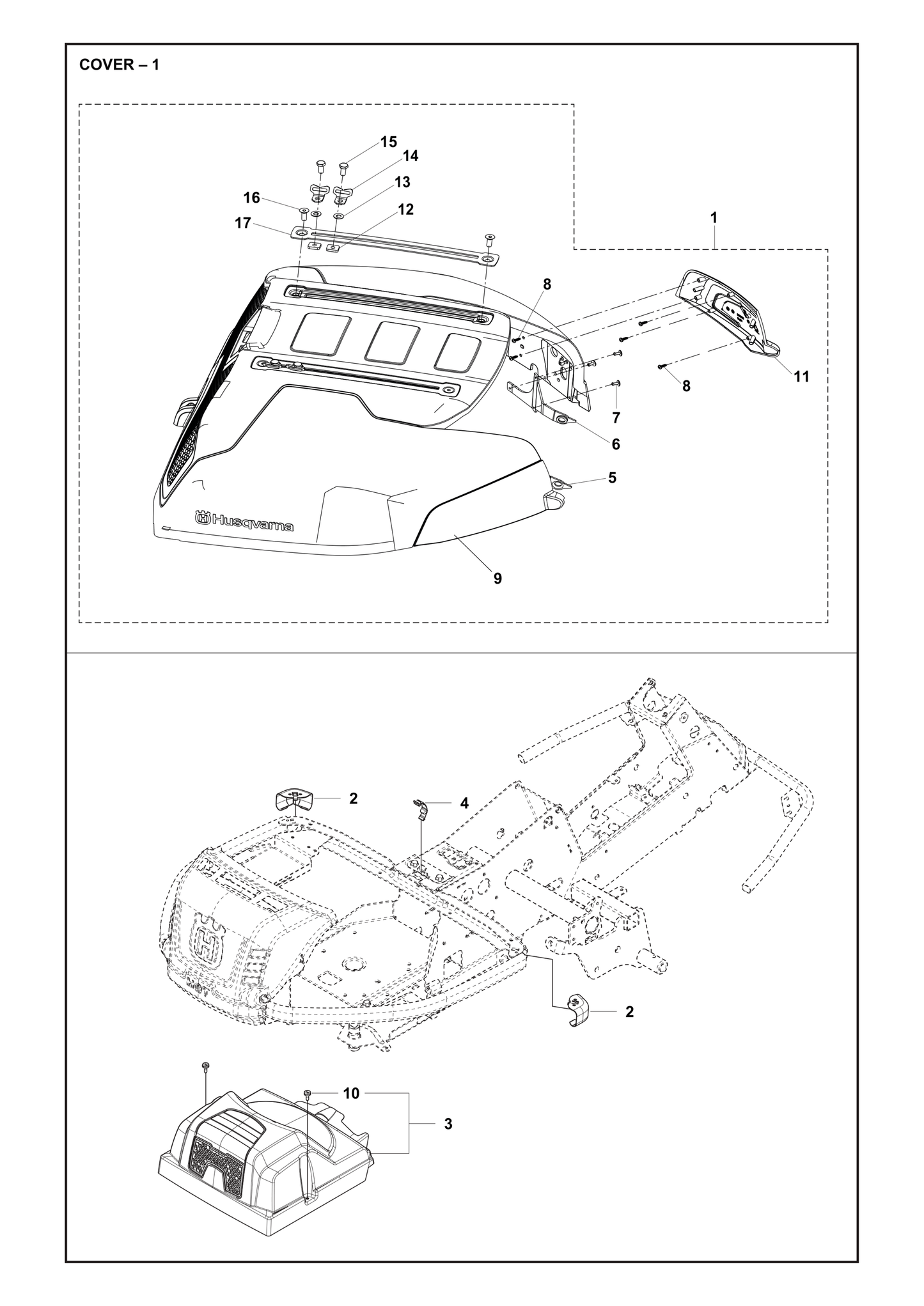 Husqvarna 504610901 onderdelentekening - positie 8