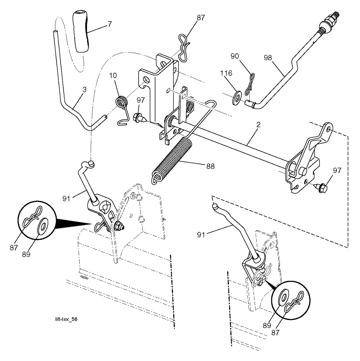 Husqvarna 532422027 onderdelentekening - positie 2