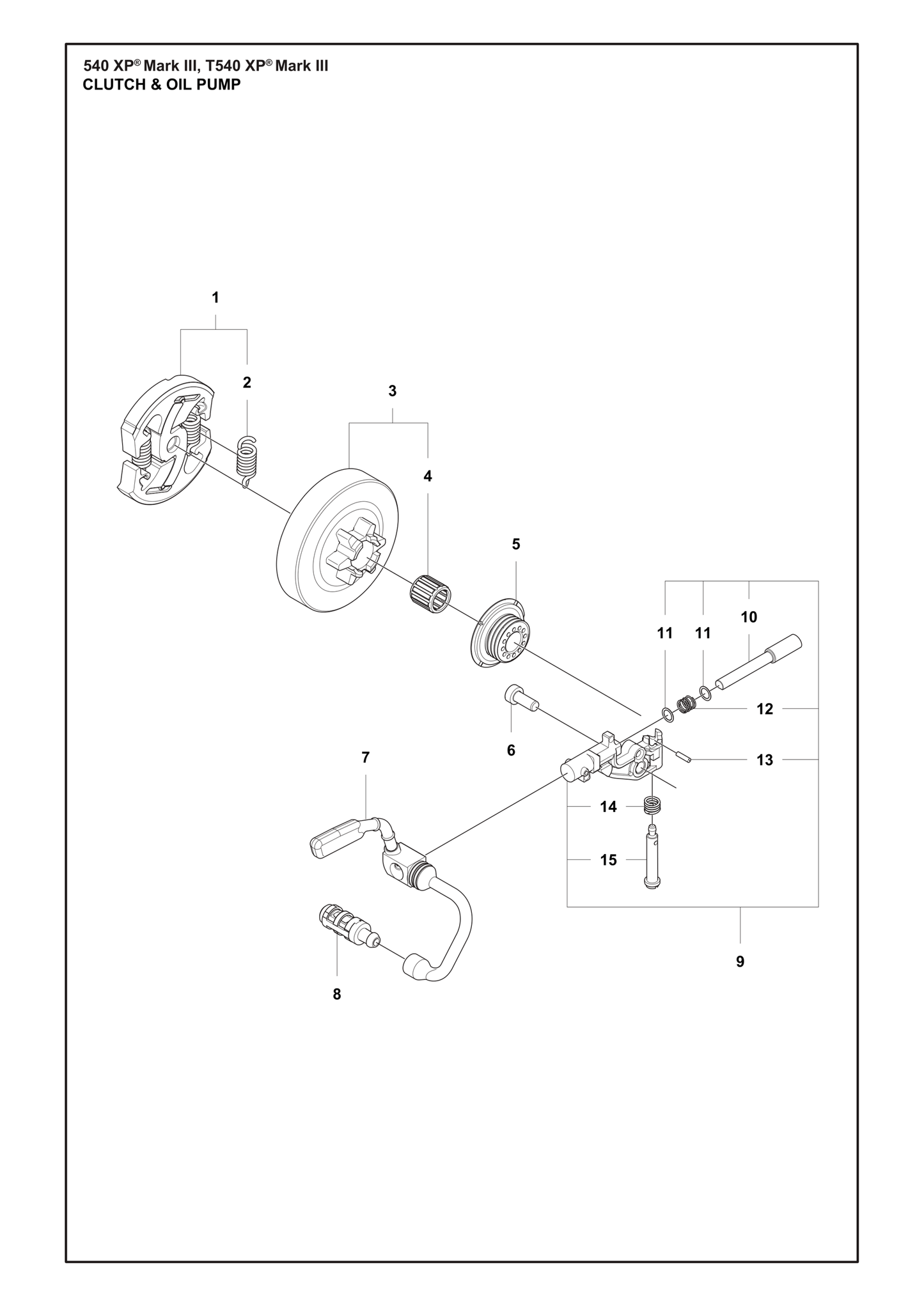 Husqvarna 504786001 onderdelentekening - positie 5