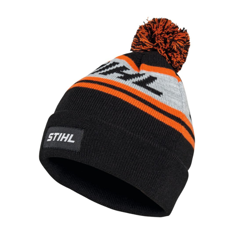STIHL Muts Pompon 24 - Oranje/Zwart/Grijs