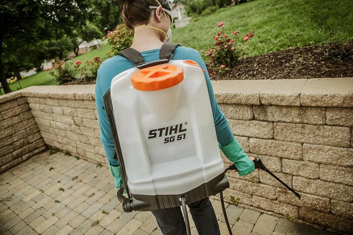 STIHL SG 51 Ruggedragen Drukspuit