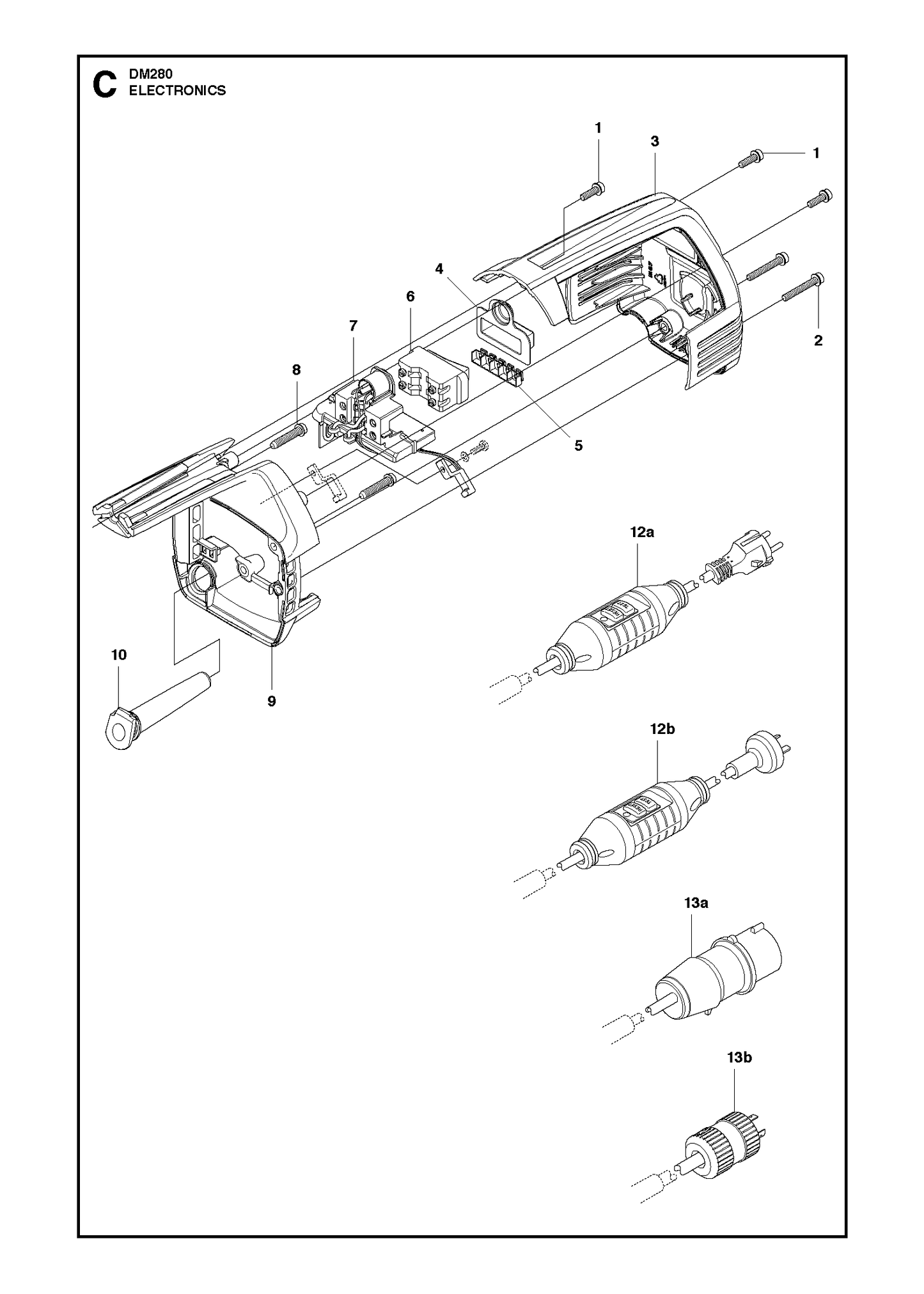 Husqvarna 505443302 onderdelentekening - positie 12