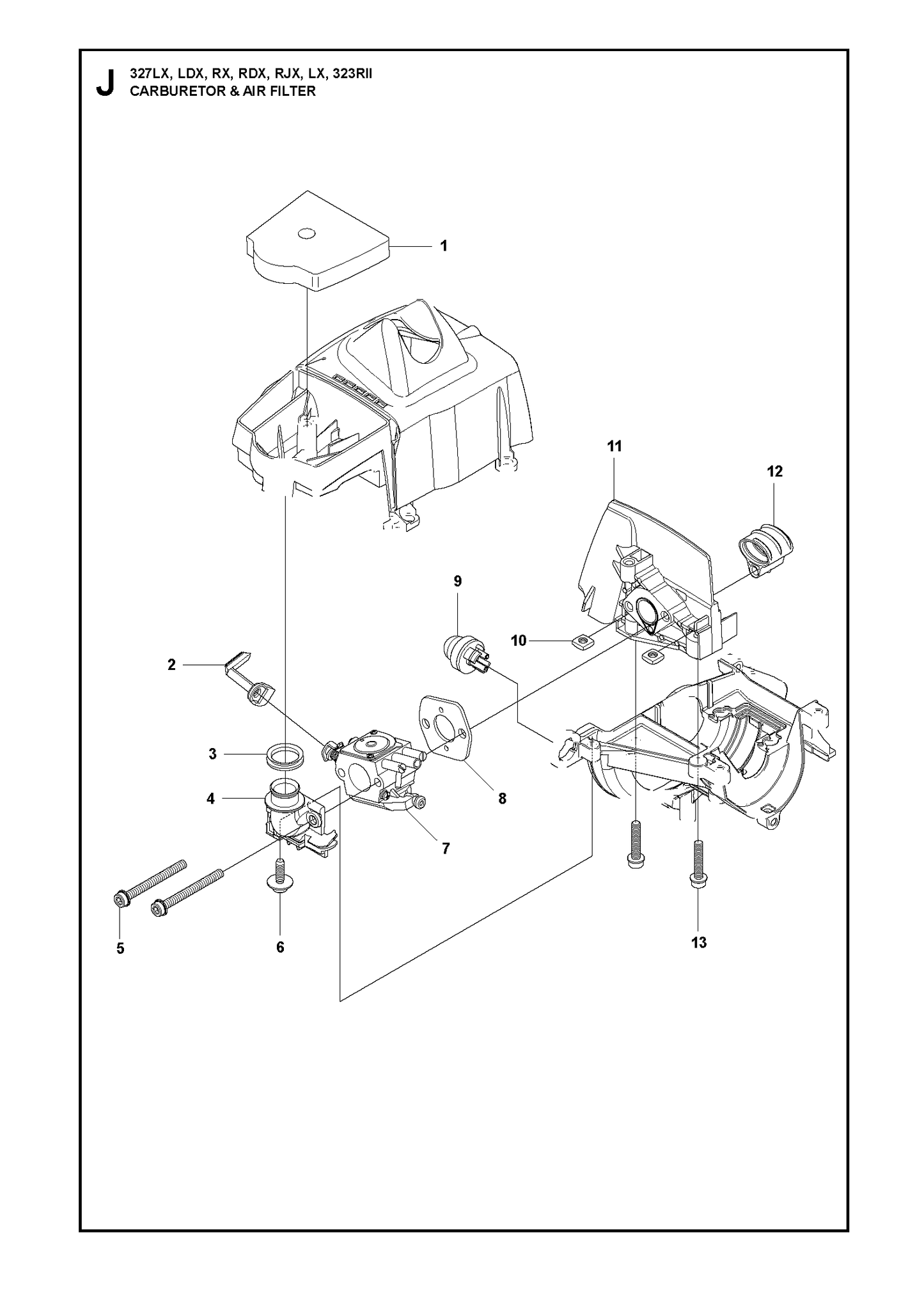 Husqvarna 503942601 onderdelentekening - positie 12