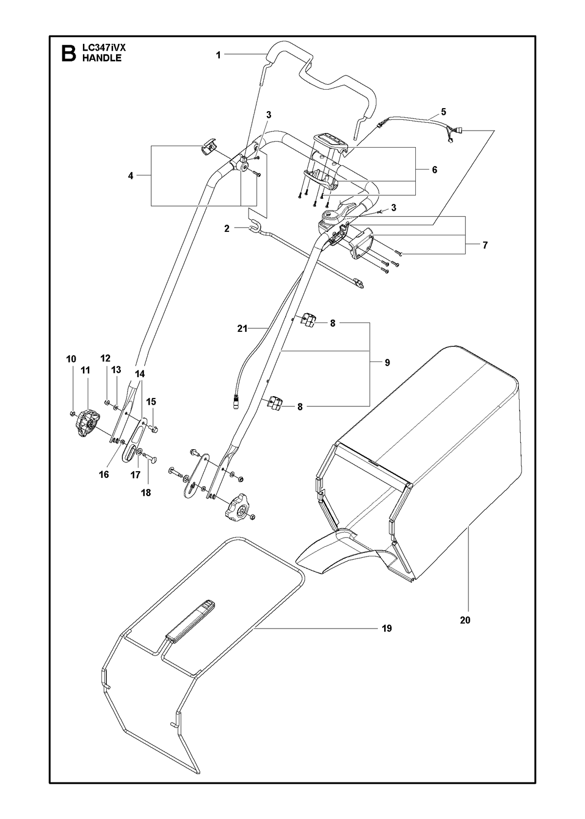 Husqvarna 593118001 onderdelentekening - positie 7