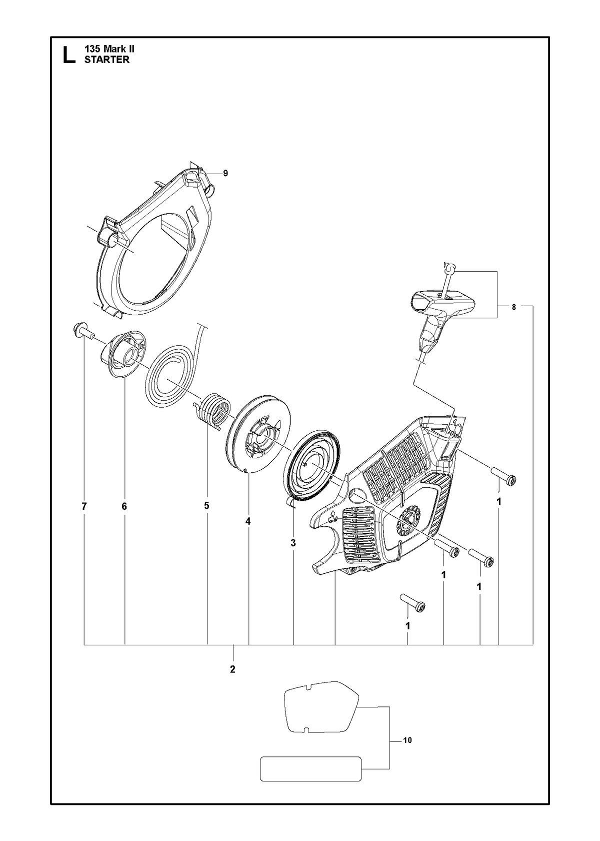 Husqvarna 593168101 onderdelentekening - positie 5