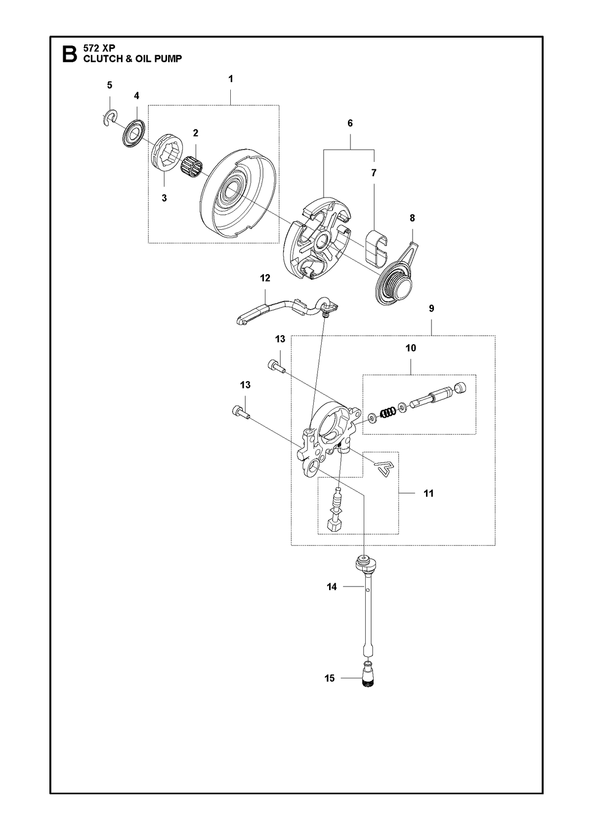 Husqvarna 586798404 onderdelentekening - positie 6