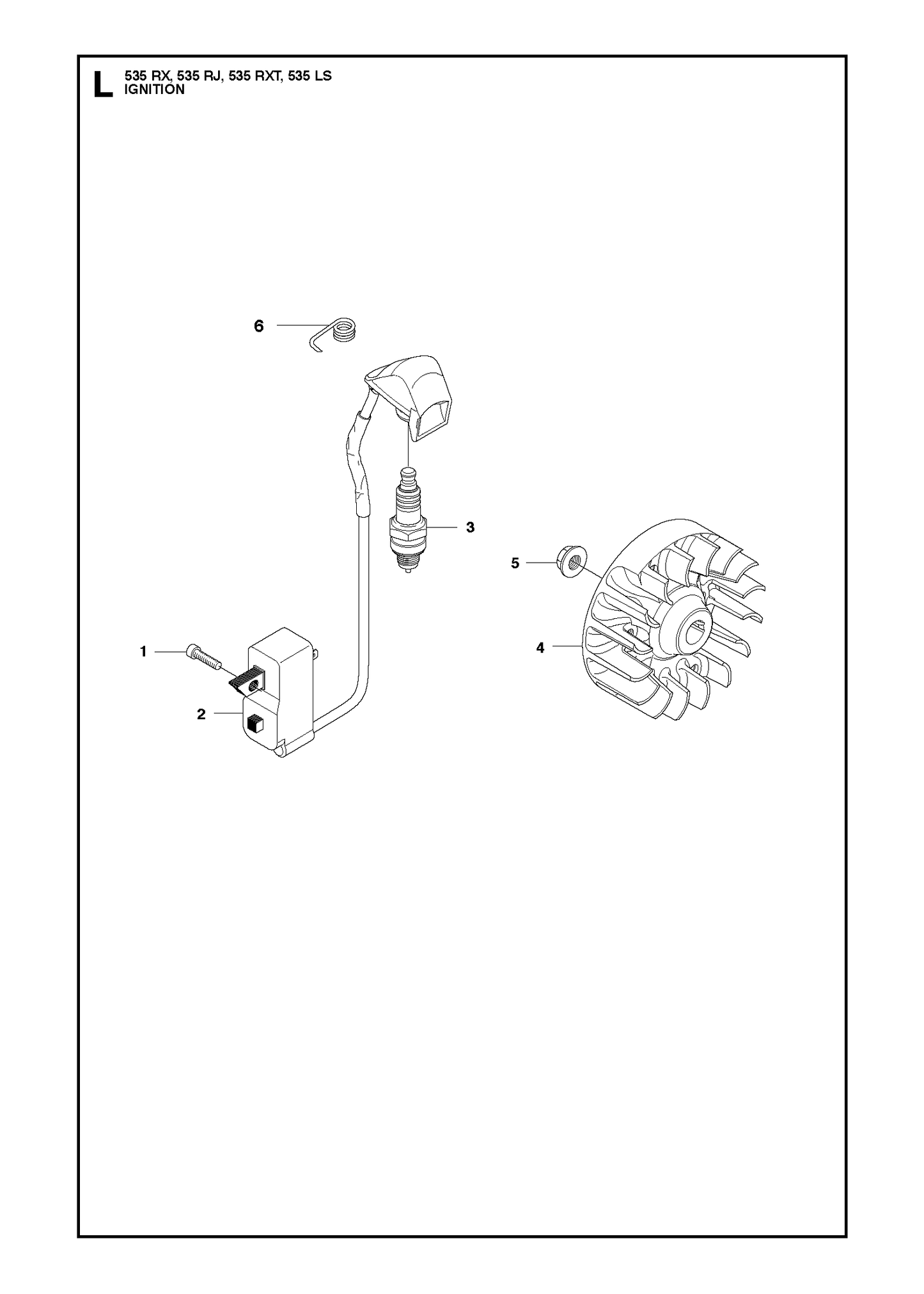 Husqvarna 503235109 onderdelentekening - positie 3
