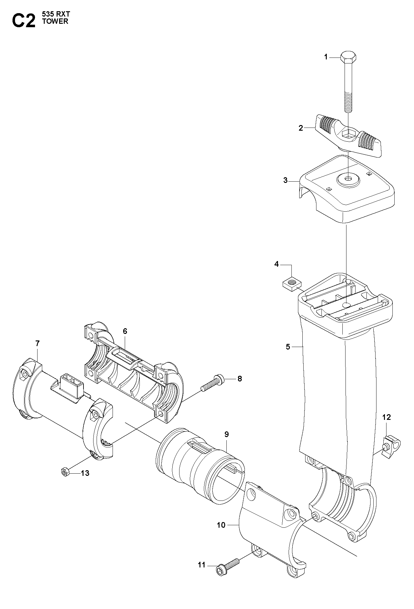 Husqvarna 502286101 onderdelentekening - positie 12