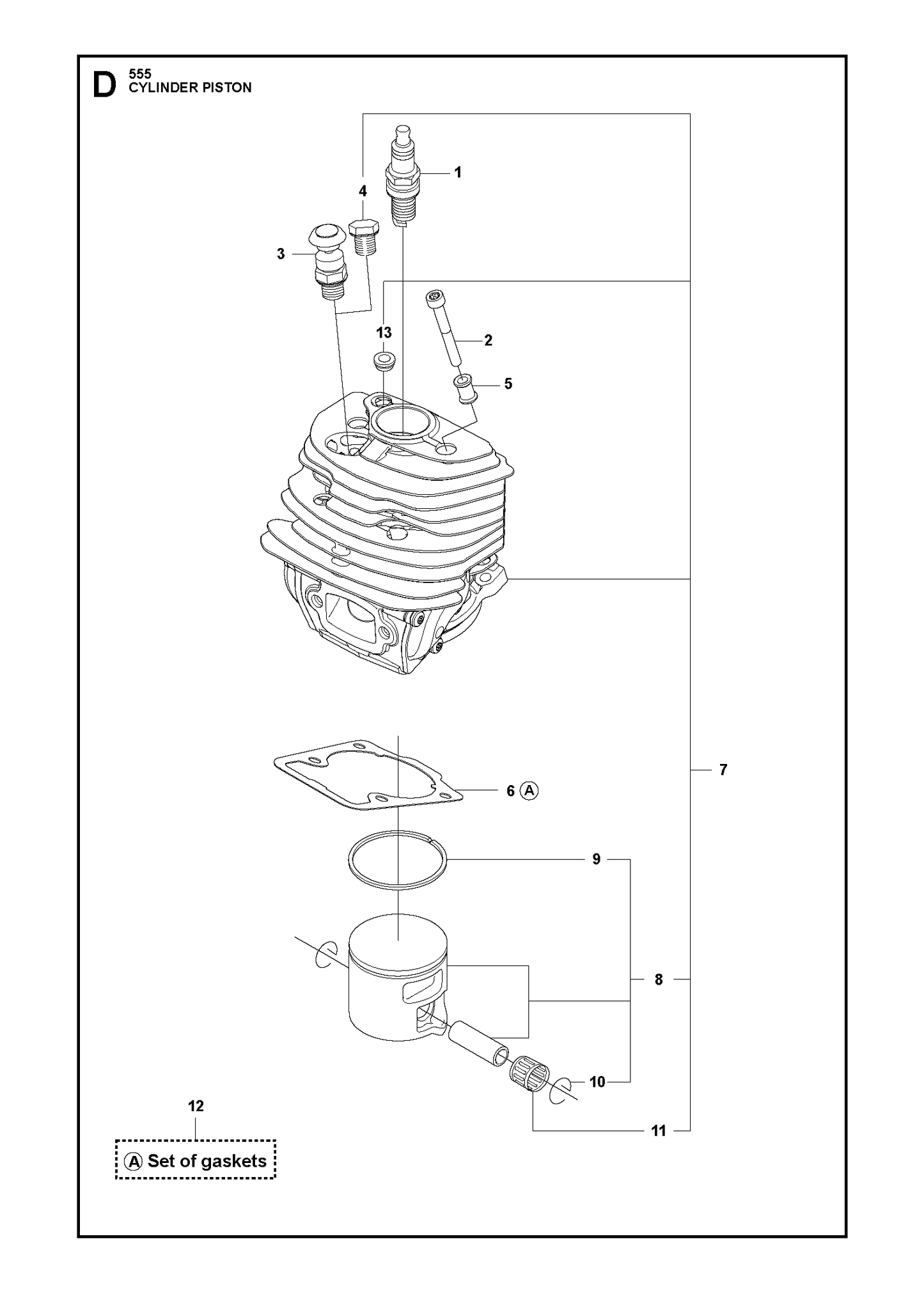 Husqvarna 510164901 onderdelentekening - positie 6
