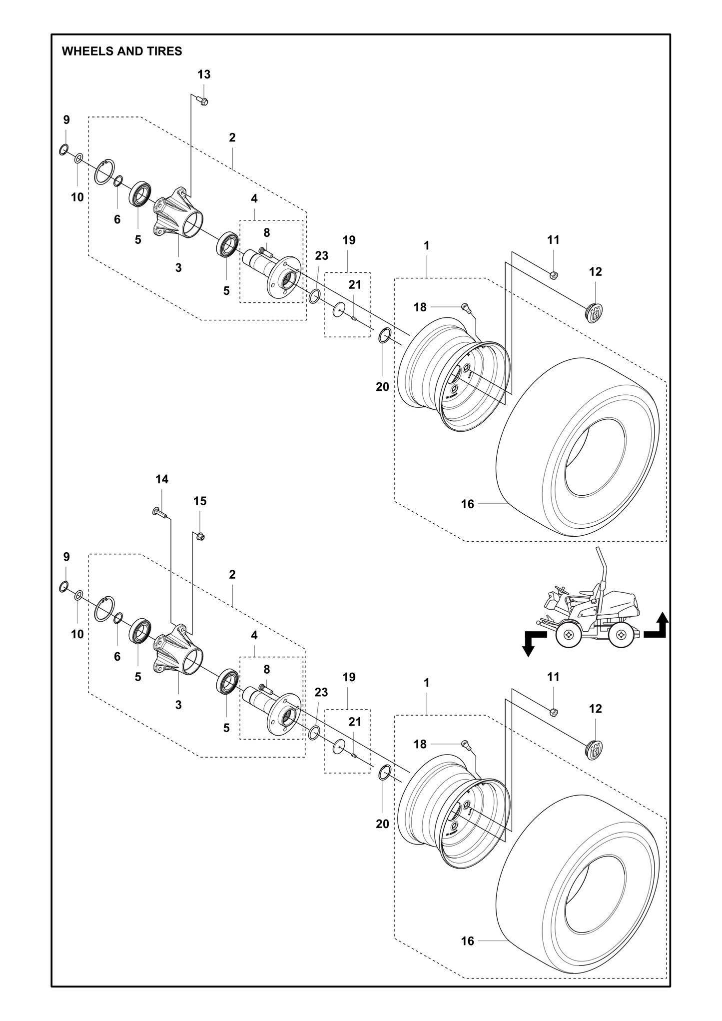 Husqvarna 506864801 onderdelentekening - positie 12