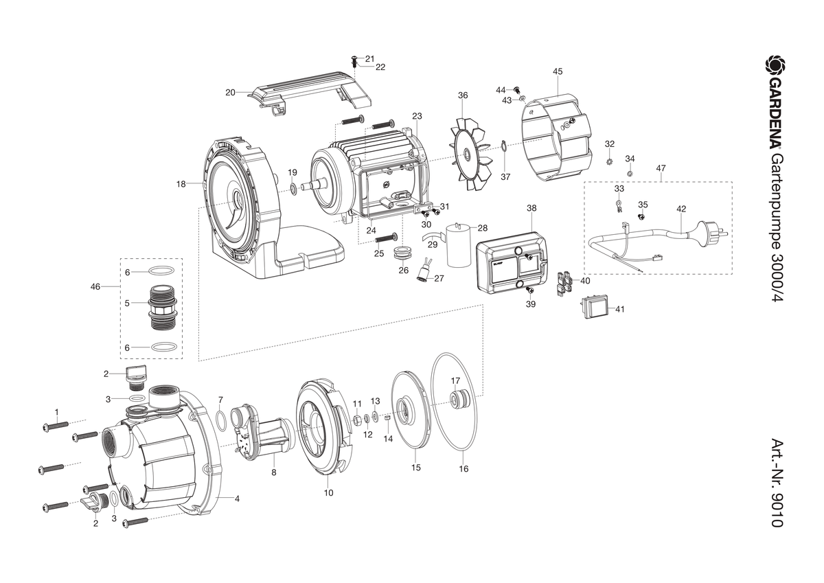 Husqvarna 529412301 onderdelentekening - positie 10