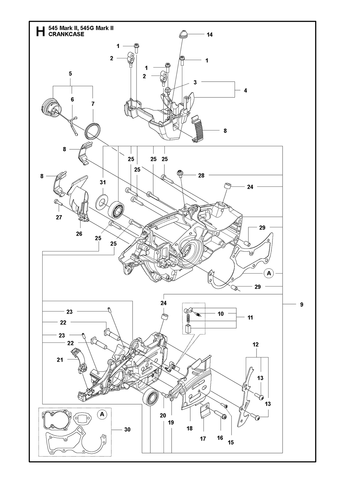 Husqvarna 596351301 onderdelentekening - positie 12