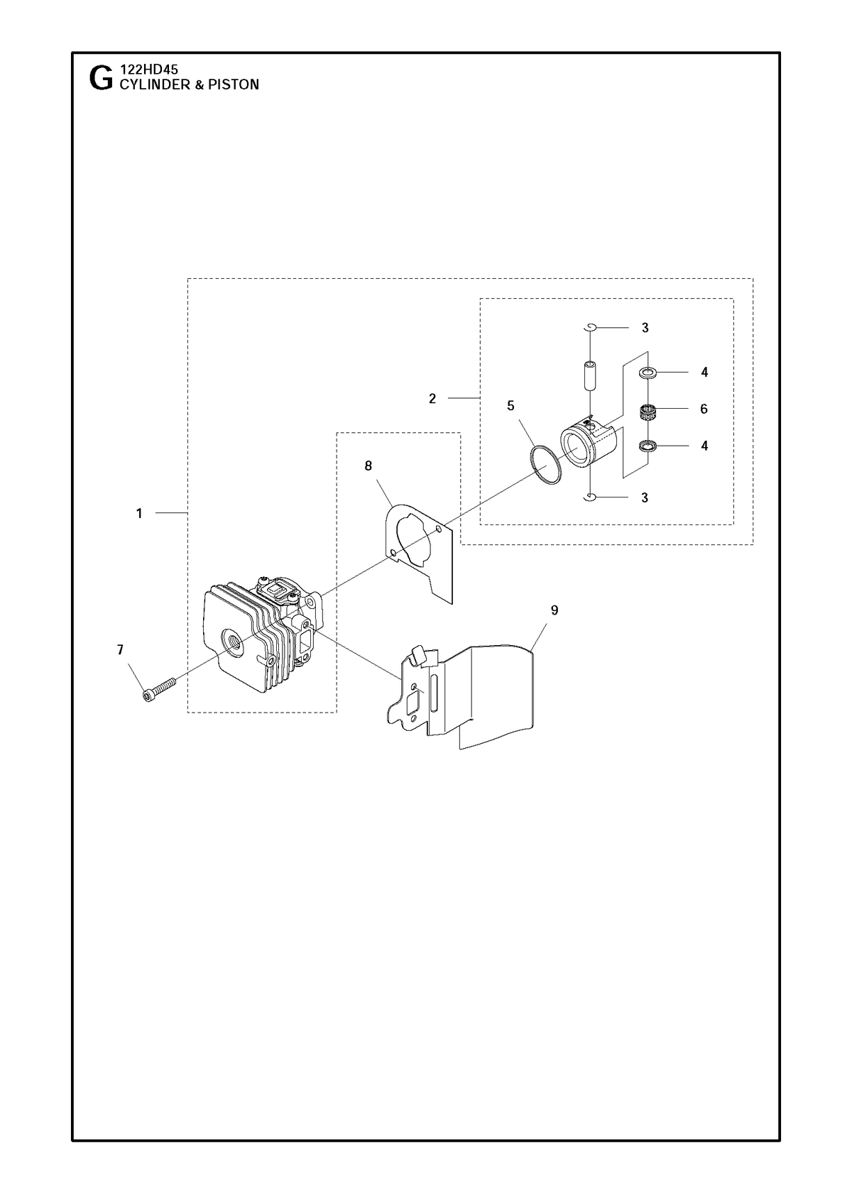 Husqvarna 525522101 onderdelentekening - positie 8